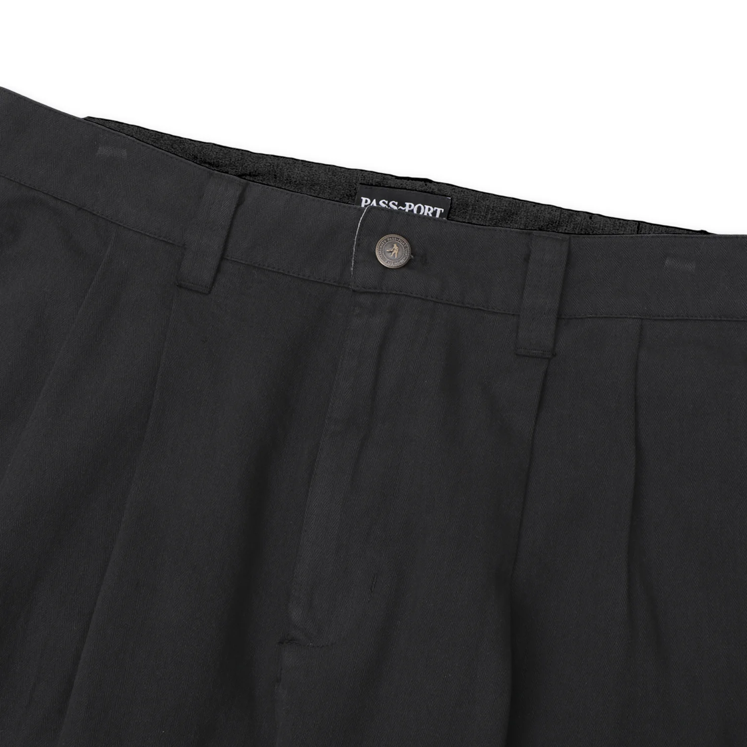 Pass~Port Herringbone Leagues Club Pant - Vintage Black - Image 6