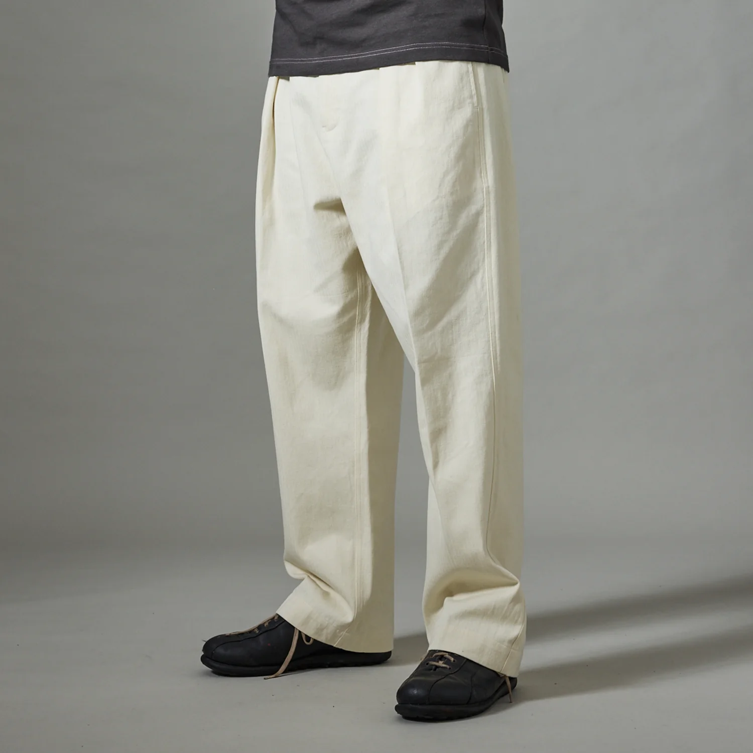 Pass~Port Herringbone Leagues Club Pant - Bone - Image 3