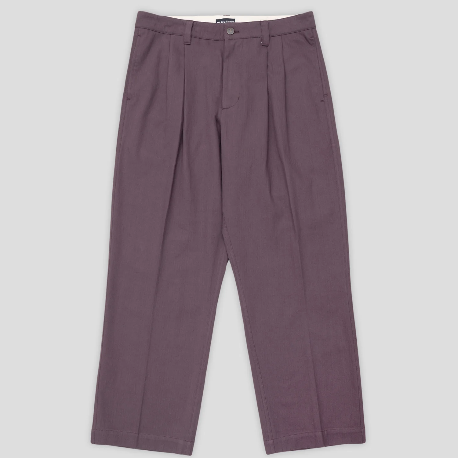 Pass~Port Herringbone Leagues Club Pant - Dark Plum