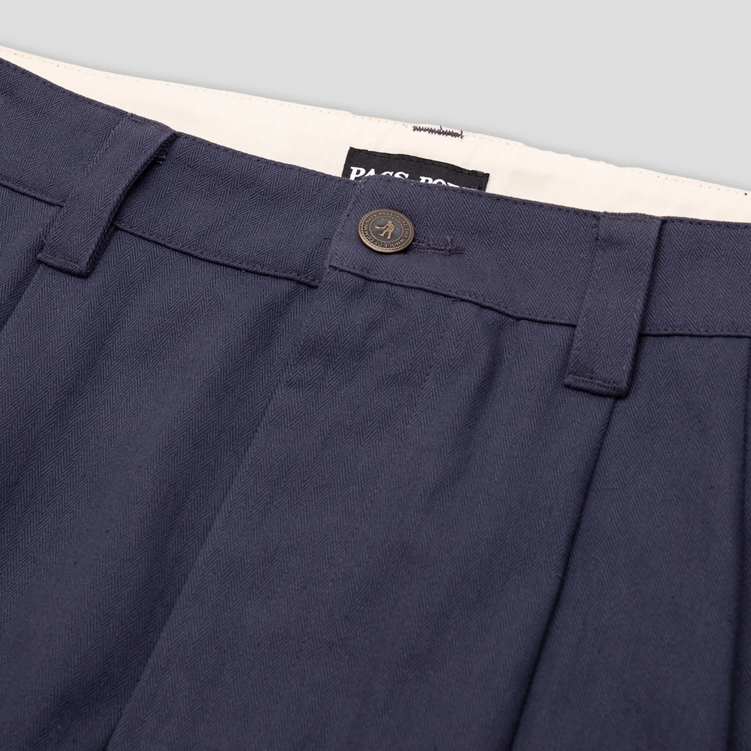 Pass~Port Herringbone Leagues Club Pant - Navy - Image 6