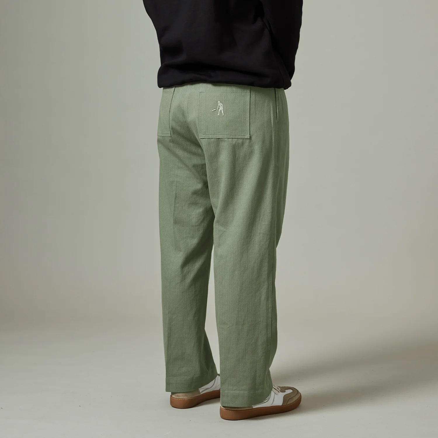 Pass~Port Herringbone Leagues Club Pant - Sage - Image 3