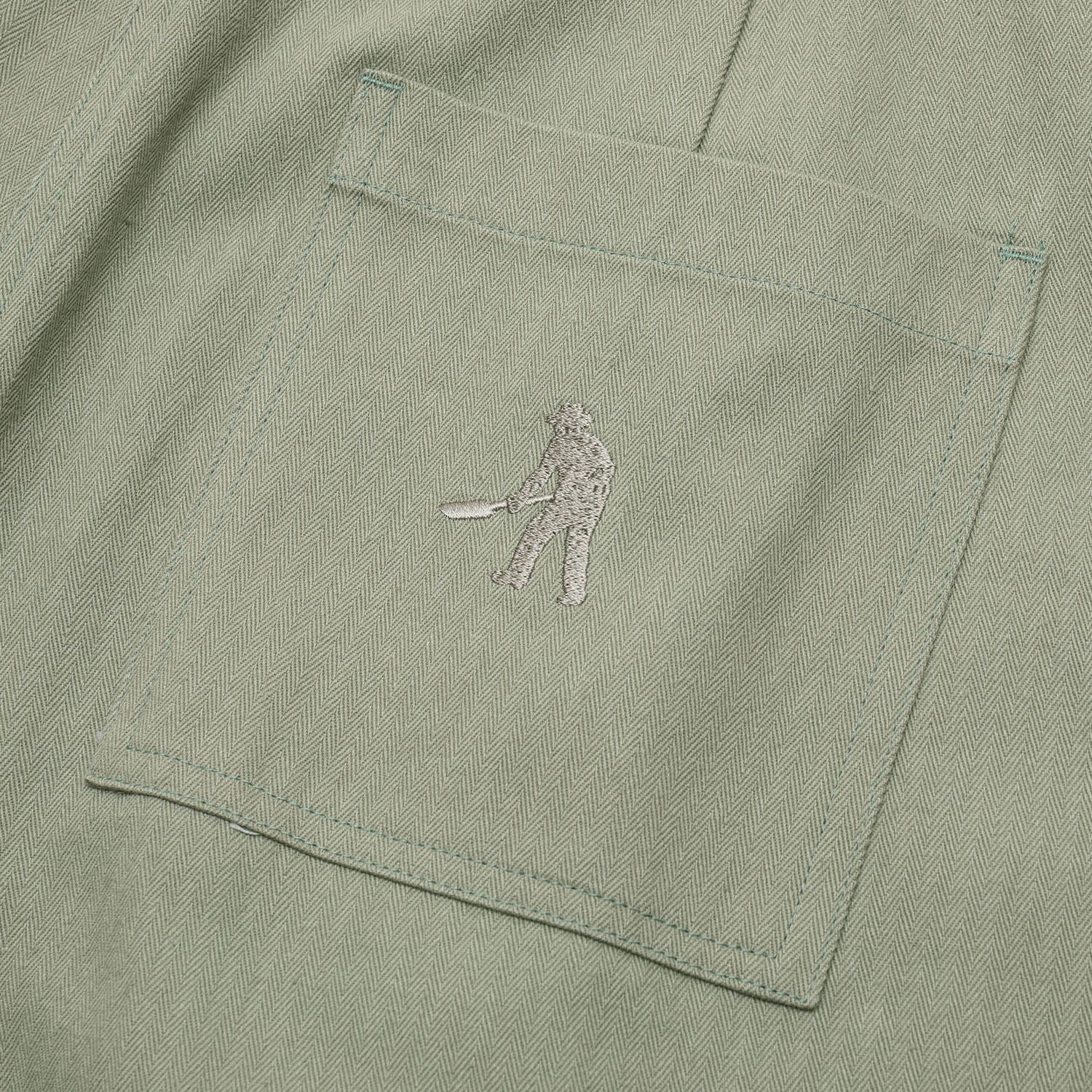 Pass~Port Herringbone Leagues Club Short - Sage - Image 6