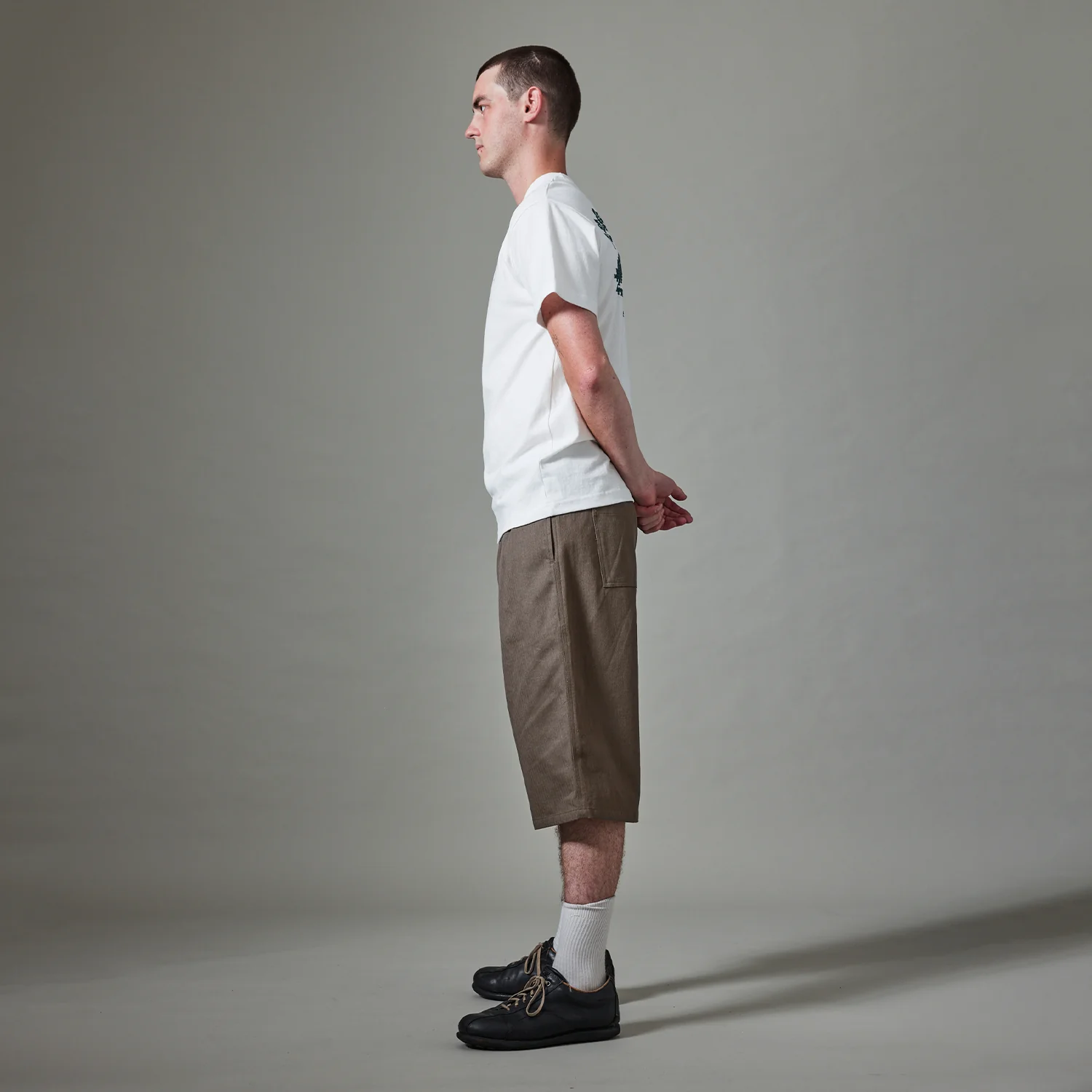 Pass~Port Herringbone Leagues Club Short - Dusty Brown - Image 5
