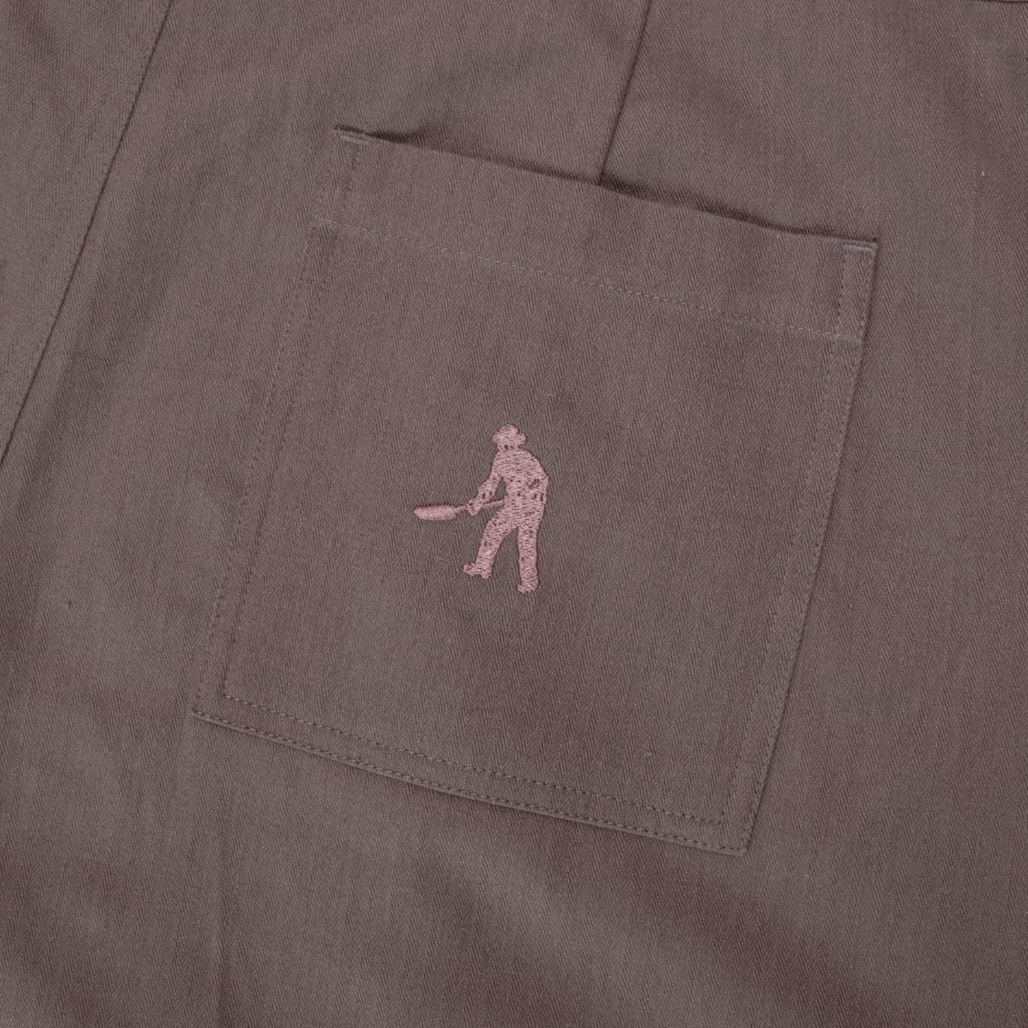 Pass~Port Herringbone Leagues Club Short - Dusty Brown - Image 7