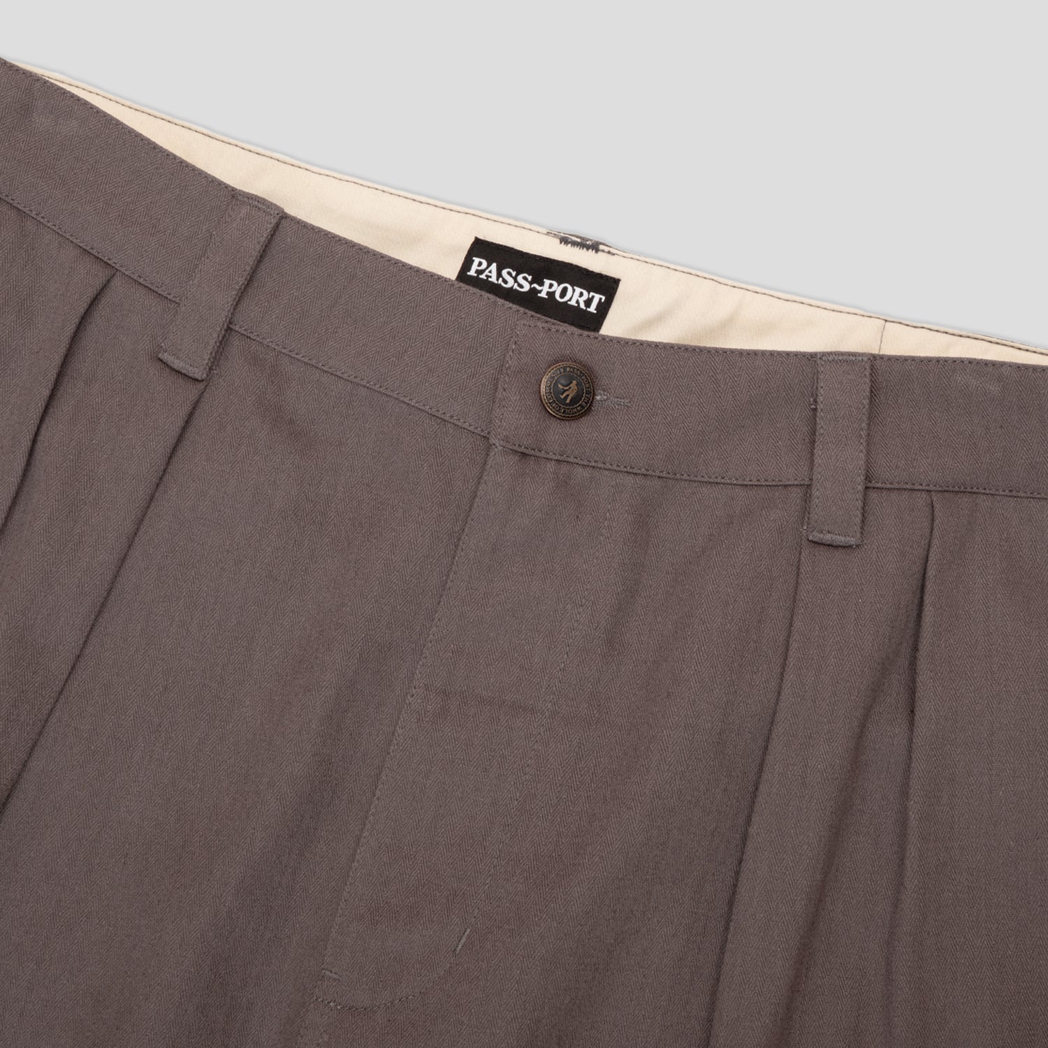 Pass~Port Herringbone Leagues Club Short - Dusty Brown - Image 8