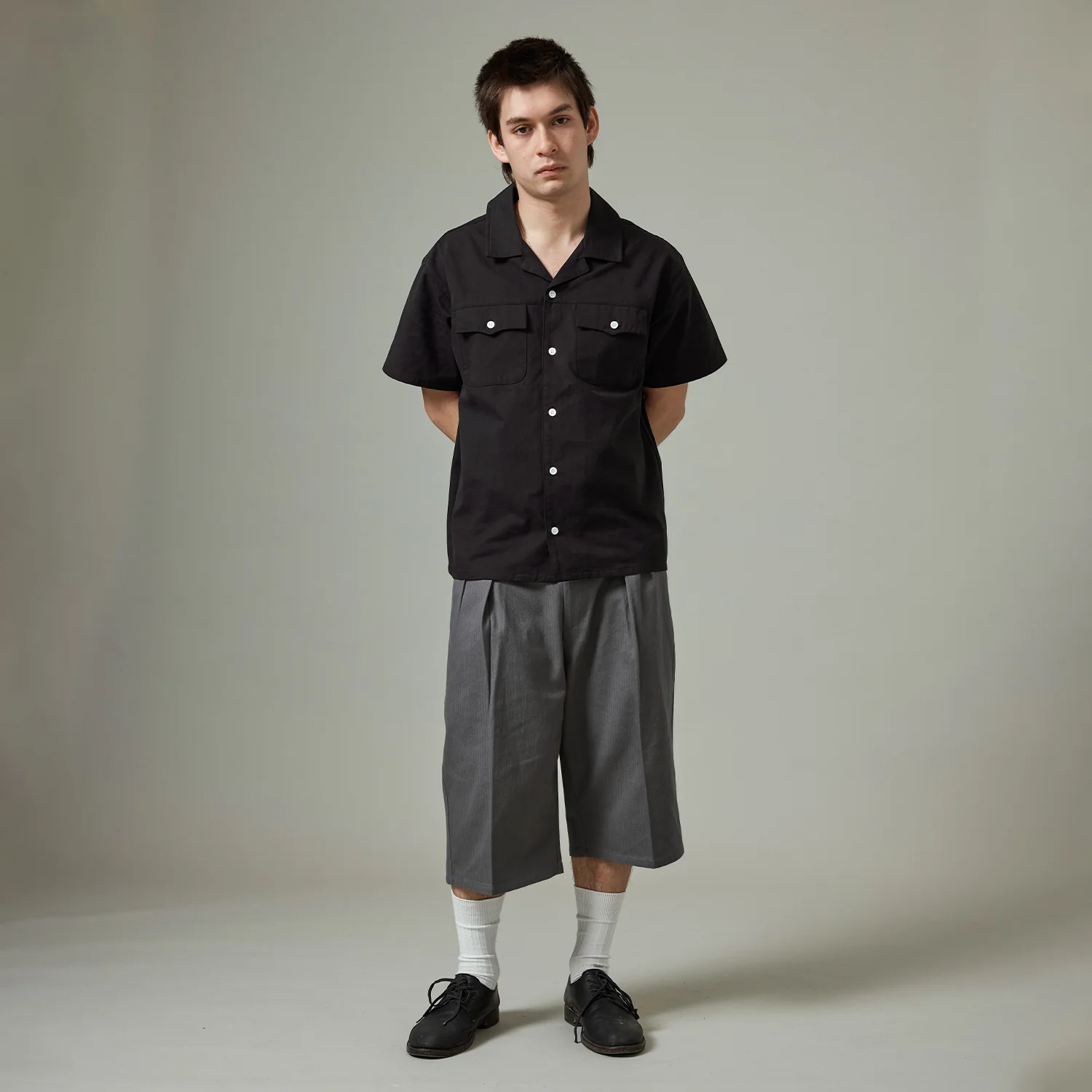 Pass~Port Herringbone Leagues Club Short - Grey - Image 4