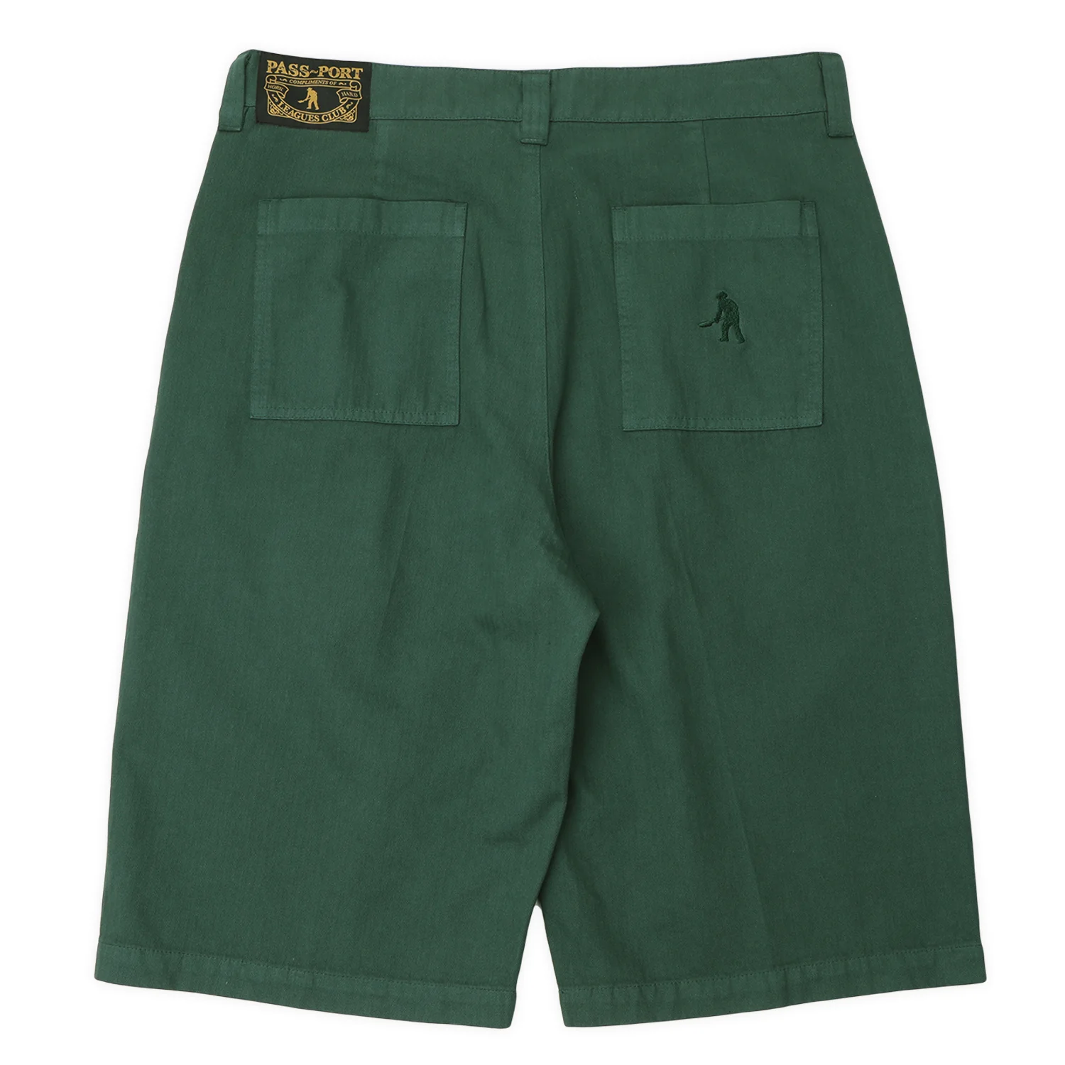 Pass~Port Herringbone Leagues Club Short - Hunter Green - Image 7