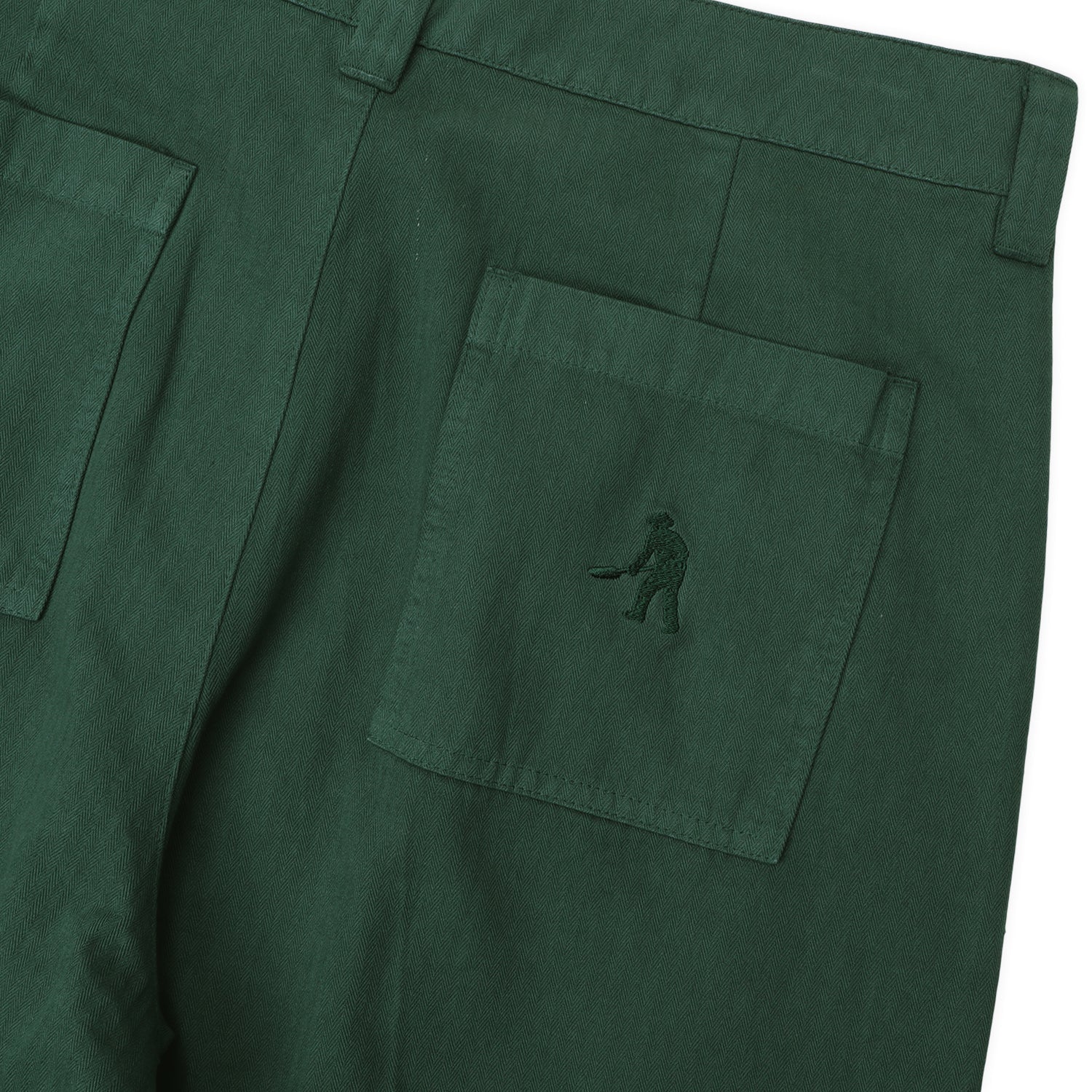 Pass~Port Herringbone Leagues Club Short - Hunter Green - Image 9