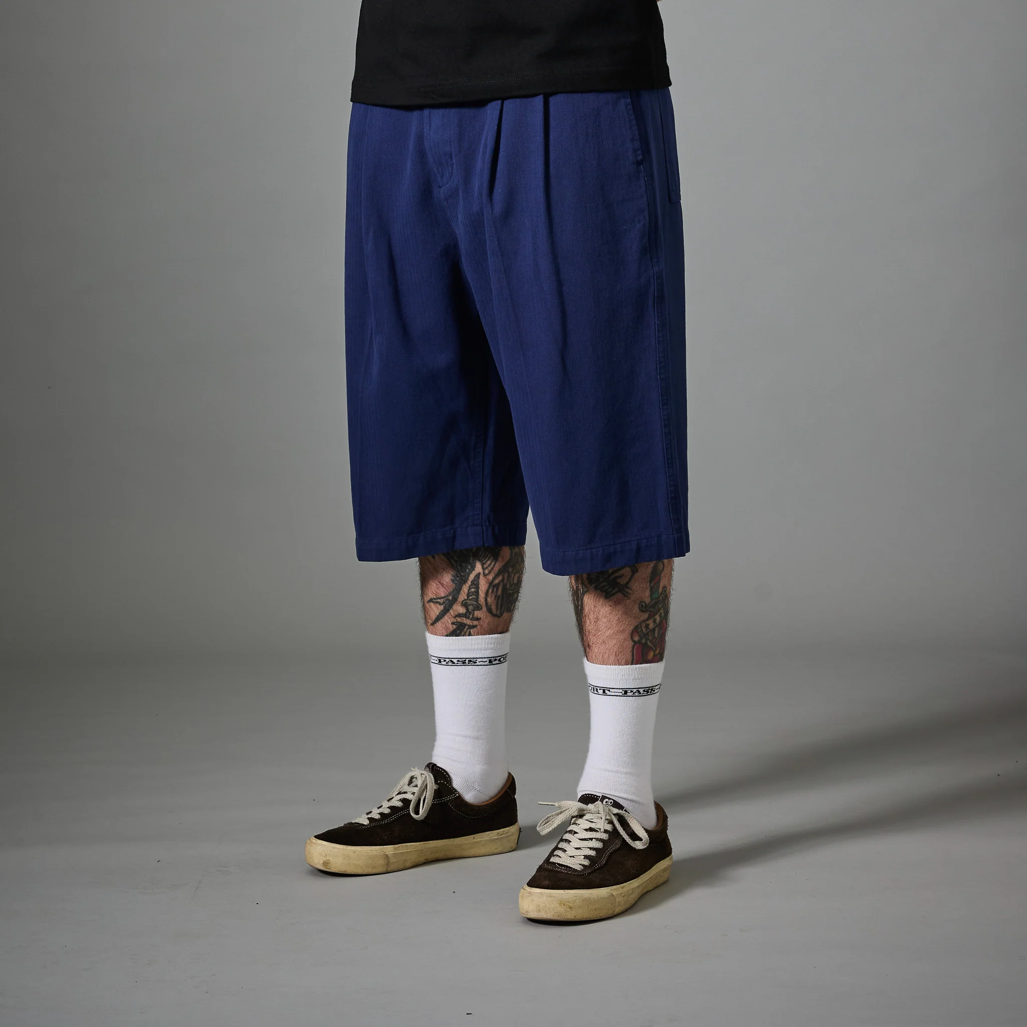 Pass~Port Herringbone Leagues Club Short - Blue - Image 3