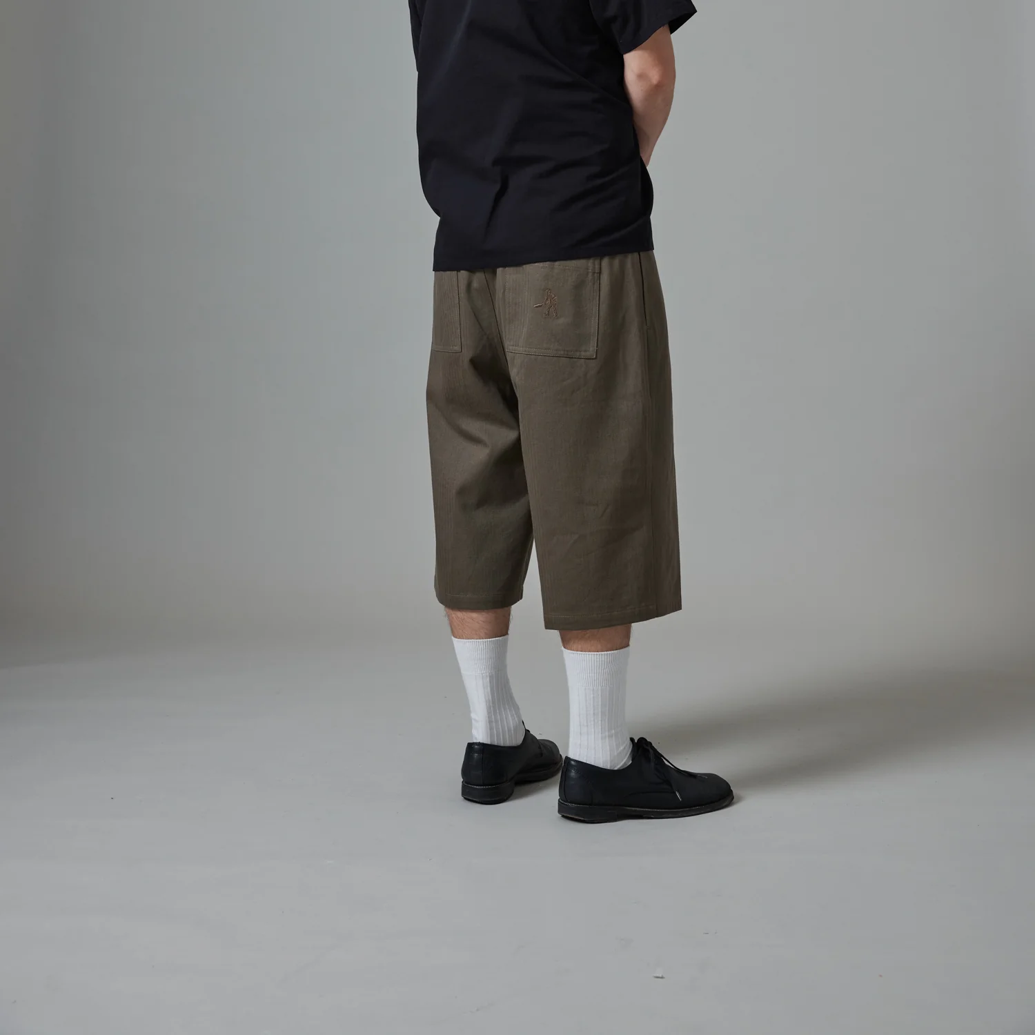 Pass~Port Herringbone Leagues Club Short - Olive - Image 5