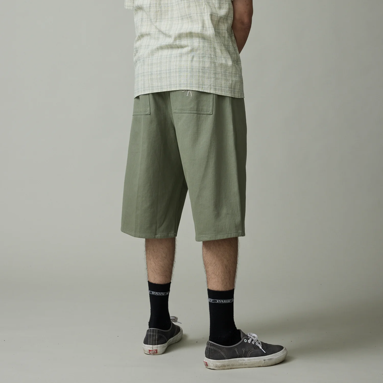 Pass~Port Herringbone Leagues Club Short - Sage - Image 3