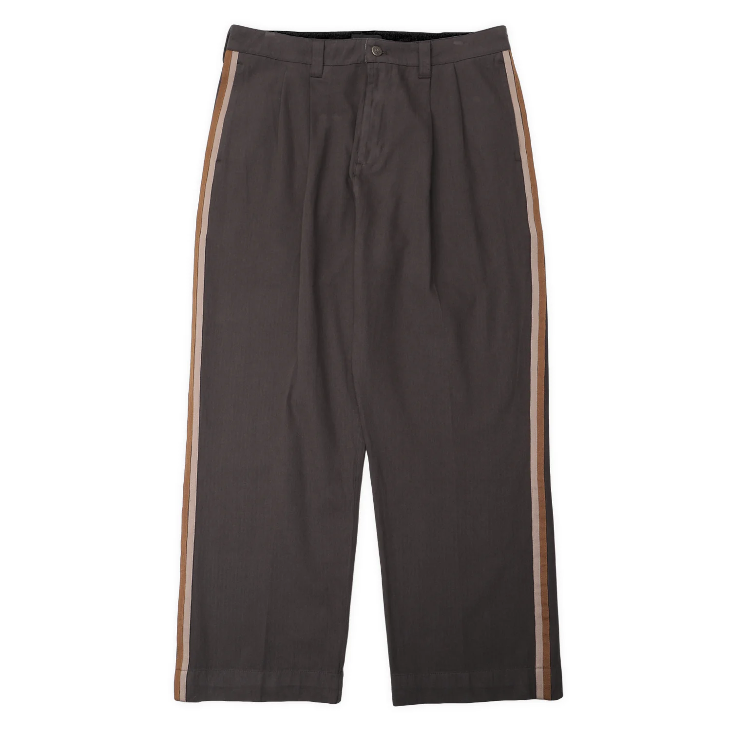 Pass~Port Herringbone Leagues Club Stripe Pant - Dark Brown - Image 5