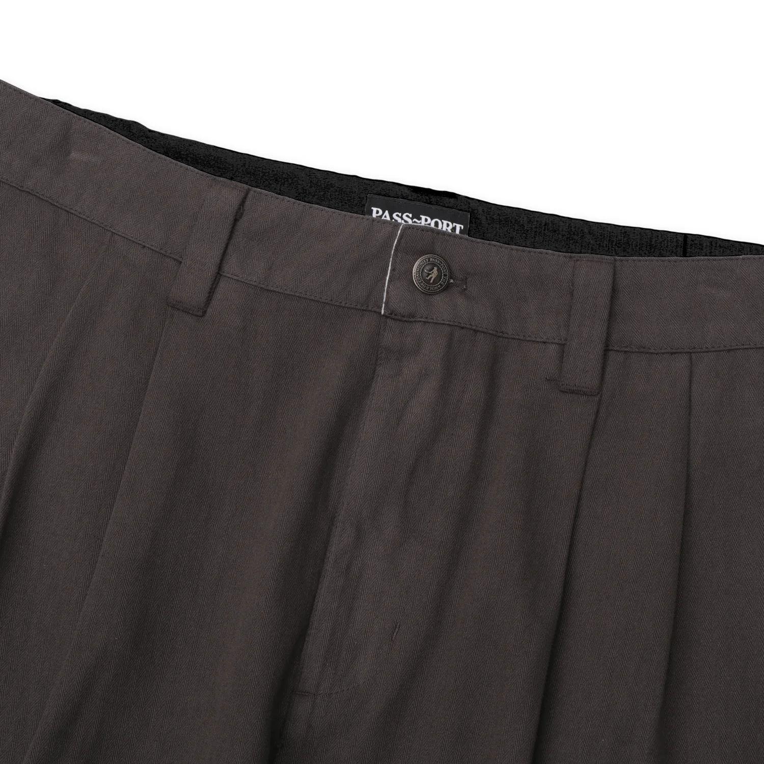 Pass~Port Herringbone Leagues Club Stripe Pant - Dark Brown - Image 7