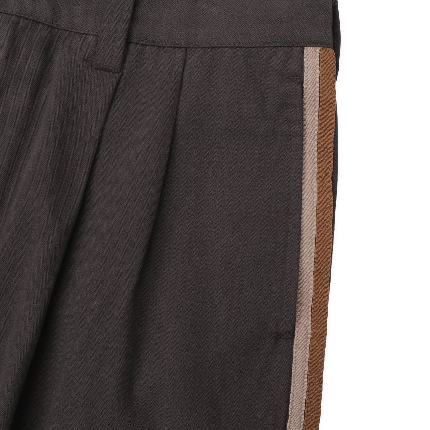 Pass~Port Herringbone Leagues Club Stripe Short - Dark Brown - Image 6