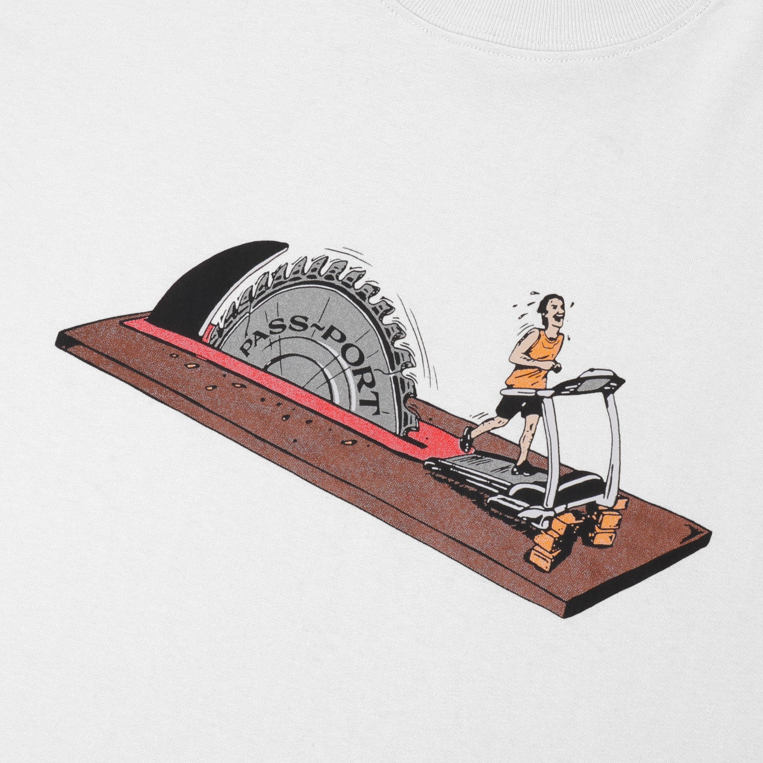 Pass~Port Keep Running Tee - White - Image 2