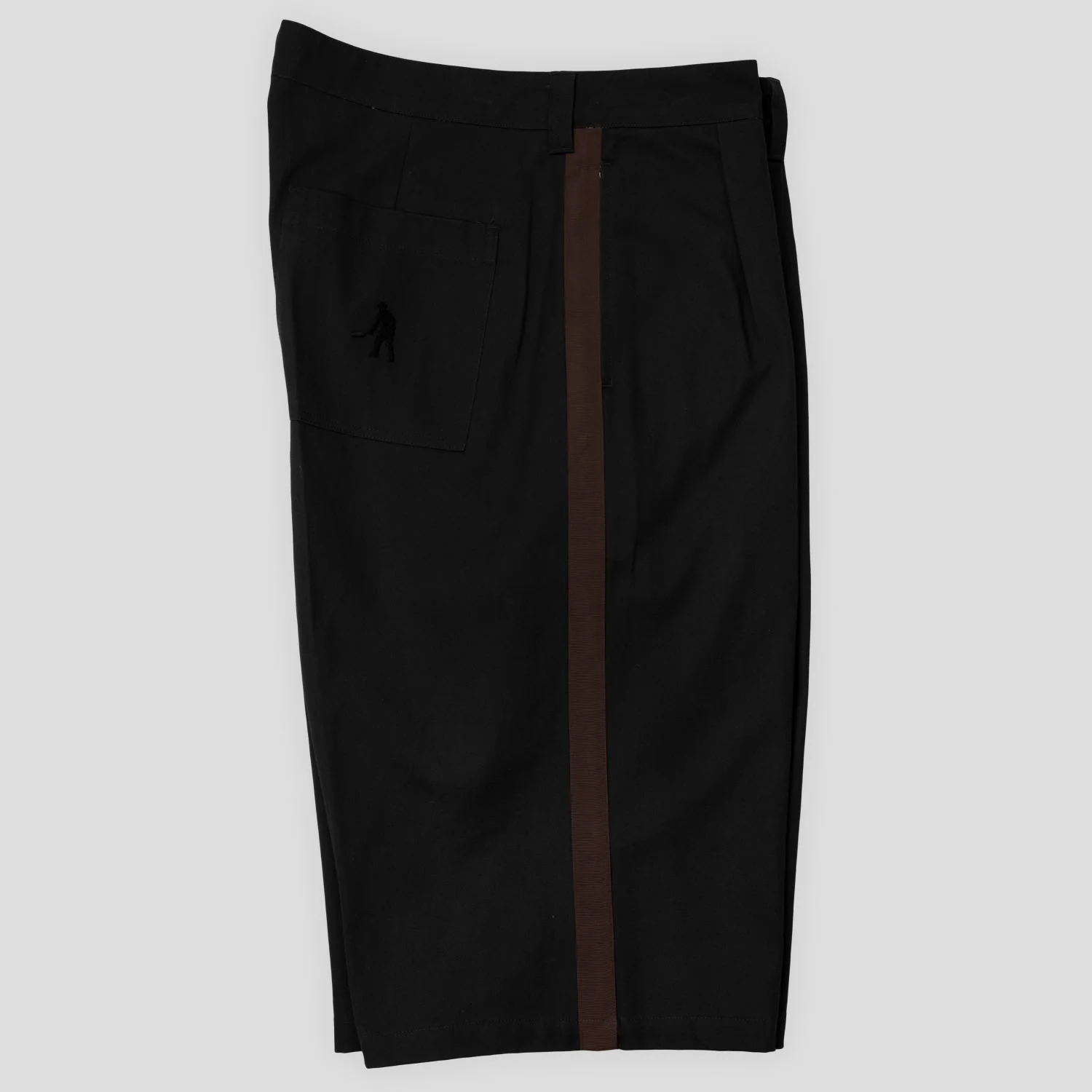 Pass~Port Leagues Club Striped Short - Black / Brown - Image 6