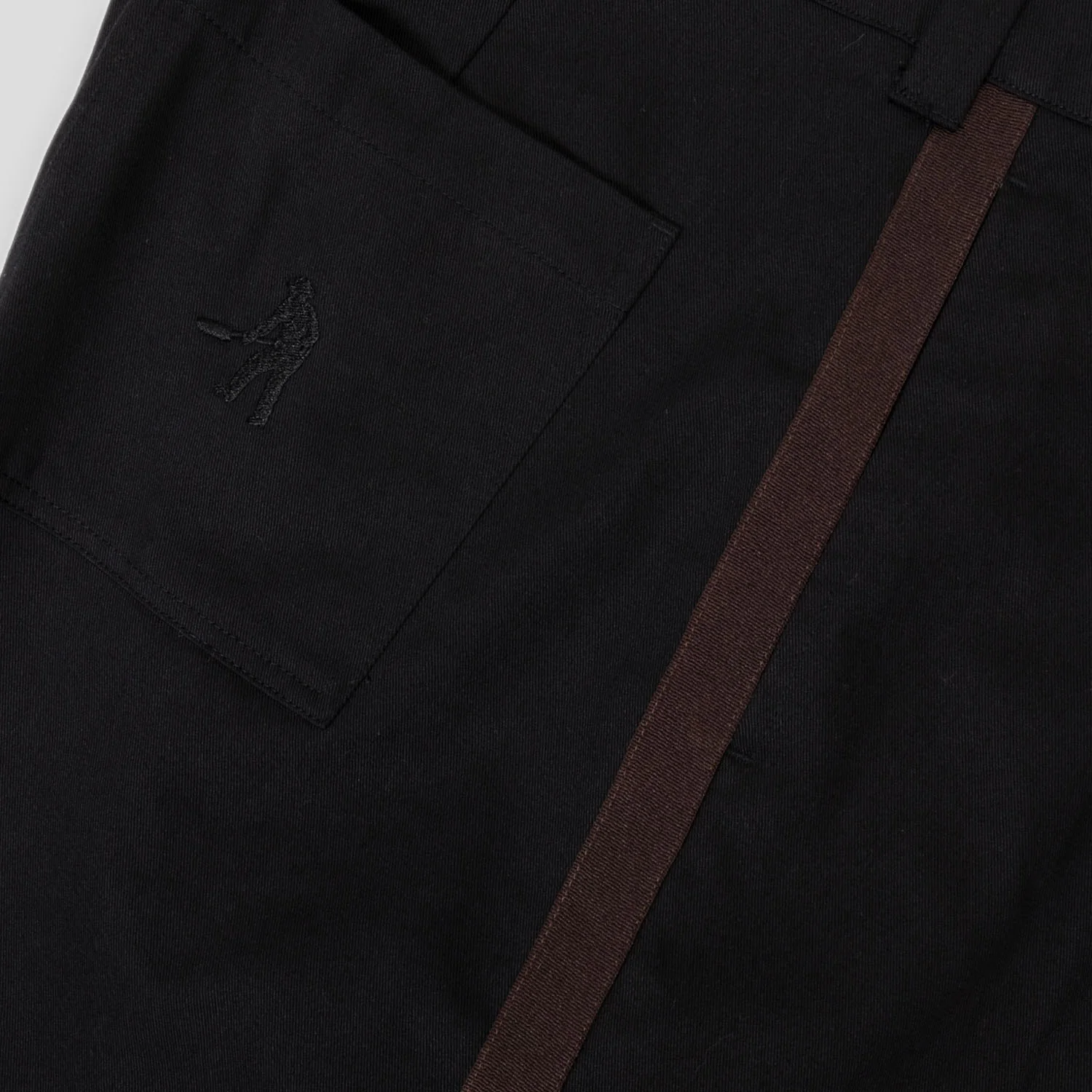Pass~Port Leagues Club Striped Short - Black / Brown - Image 7