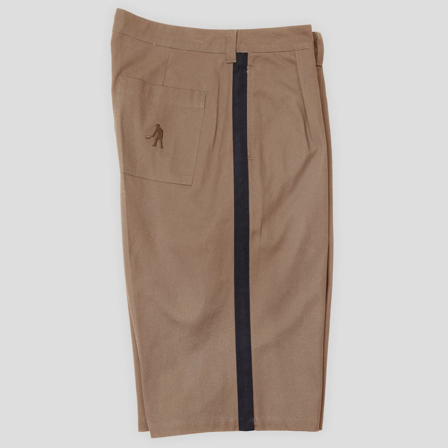 Pass~Port Leagues Club Striped Short - Taupe / Black - Image 6