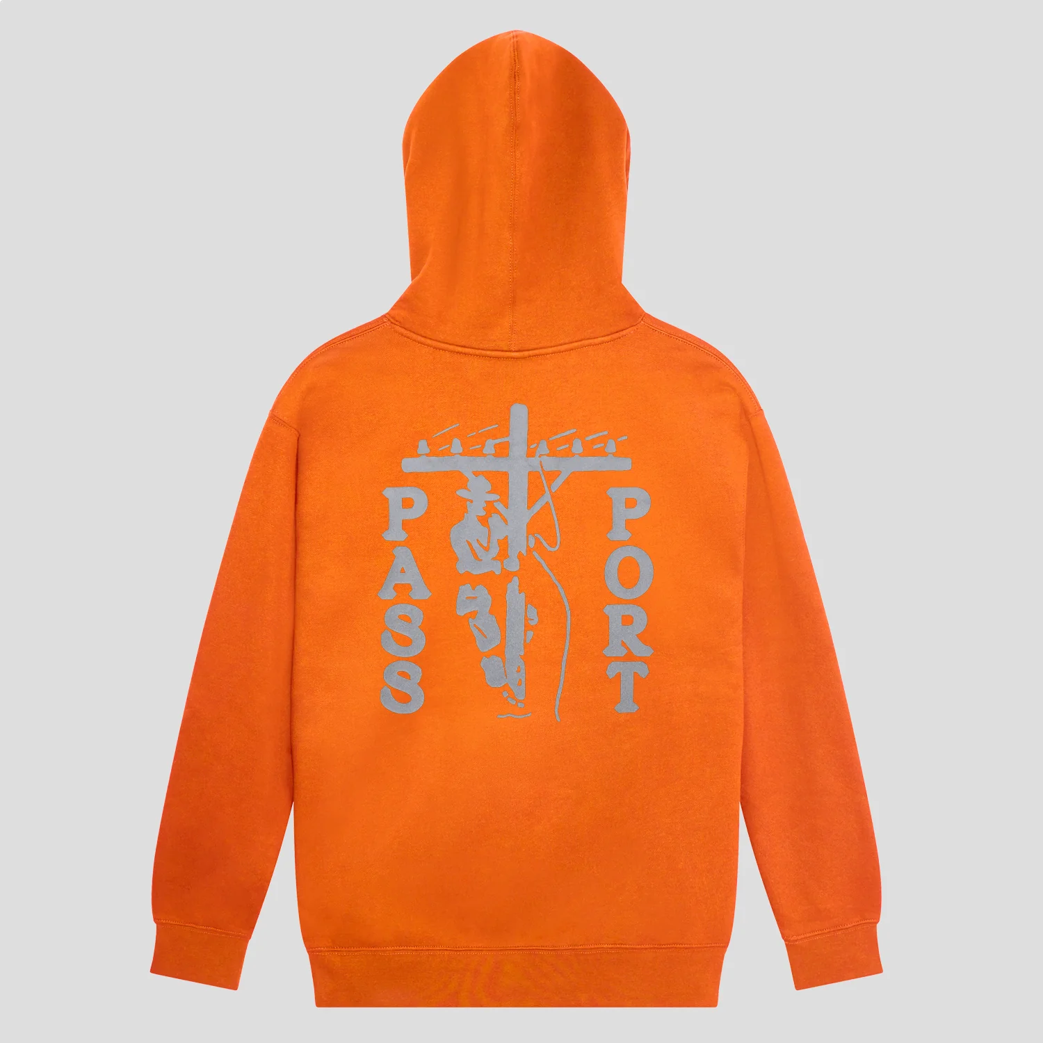 Pass~Port Line~Worx Hoodie - Safety Orange - Image 2