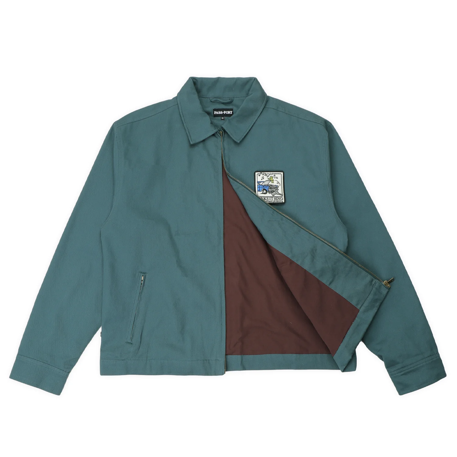 Pass~Port Make It Sing Workers Jacket - Lincoln Green - Image 3