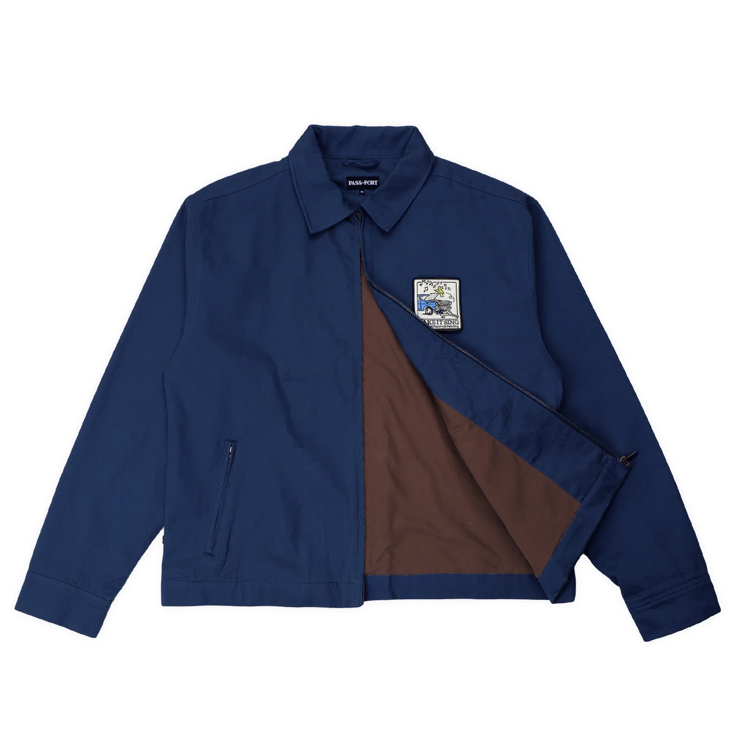 Pass~Port Make It Sing Workers Jacket - Navy - Image 2