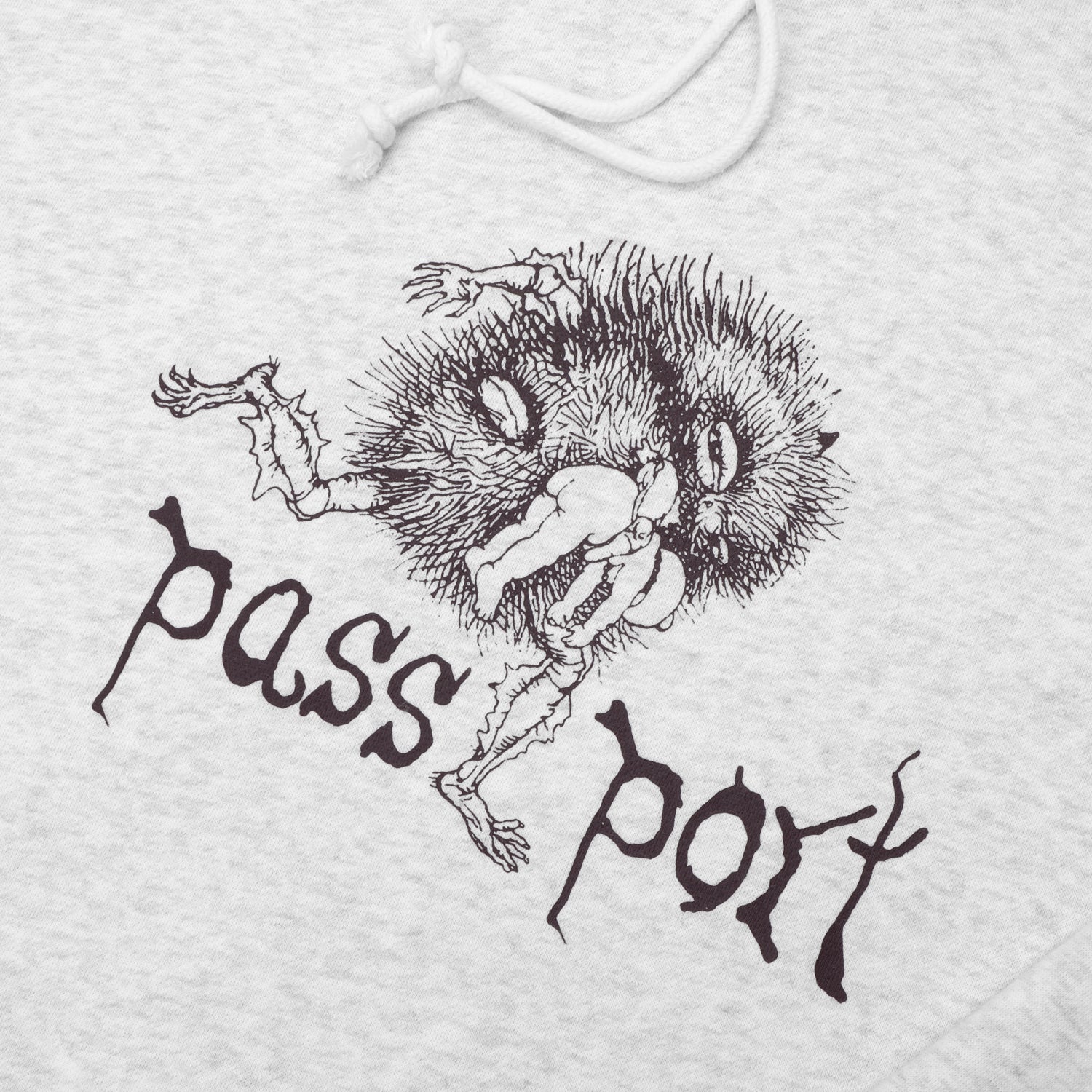 Pass~Port & May Gibbs Banksia Hoodie - White Marle - Image 2