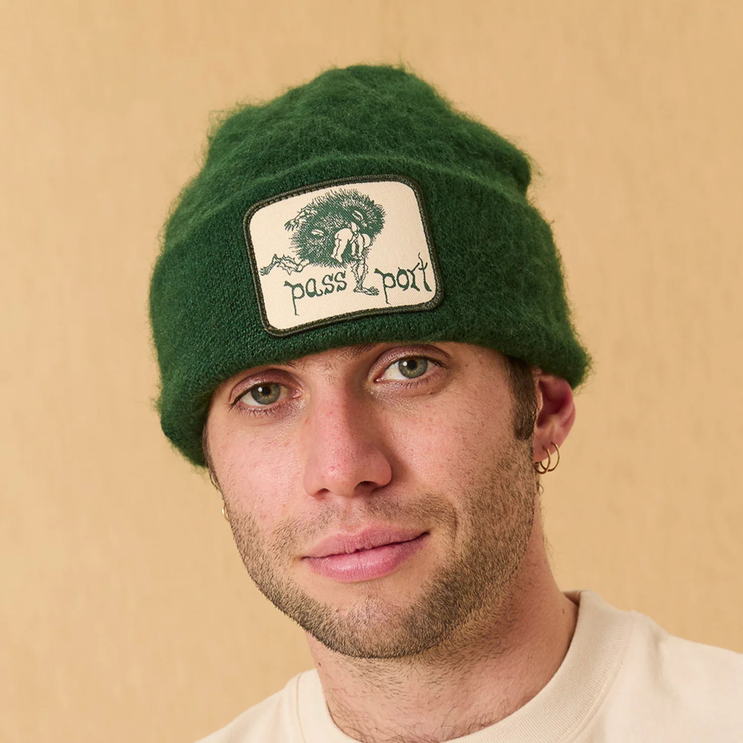 Pass~Port & May Gibbs Banksia Mohair Beanie - Dark Forest - Image 3