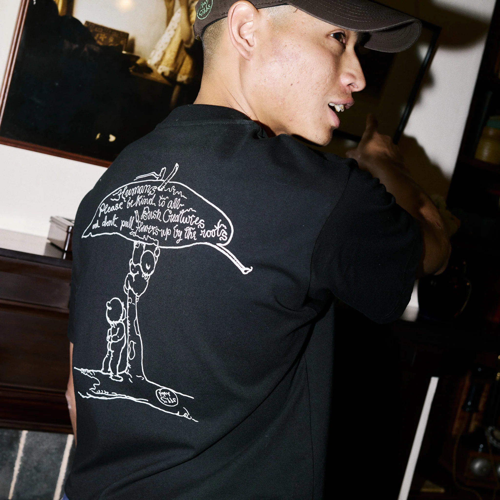 Pass~Port & May Gibbs Be Kind Tee - Black - Image 4