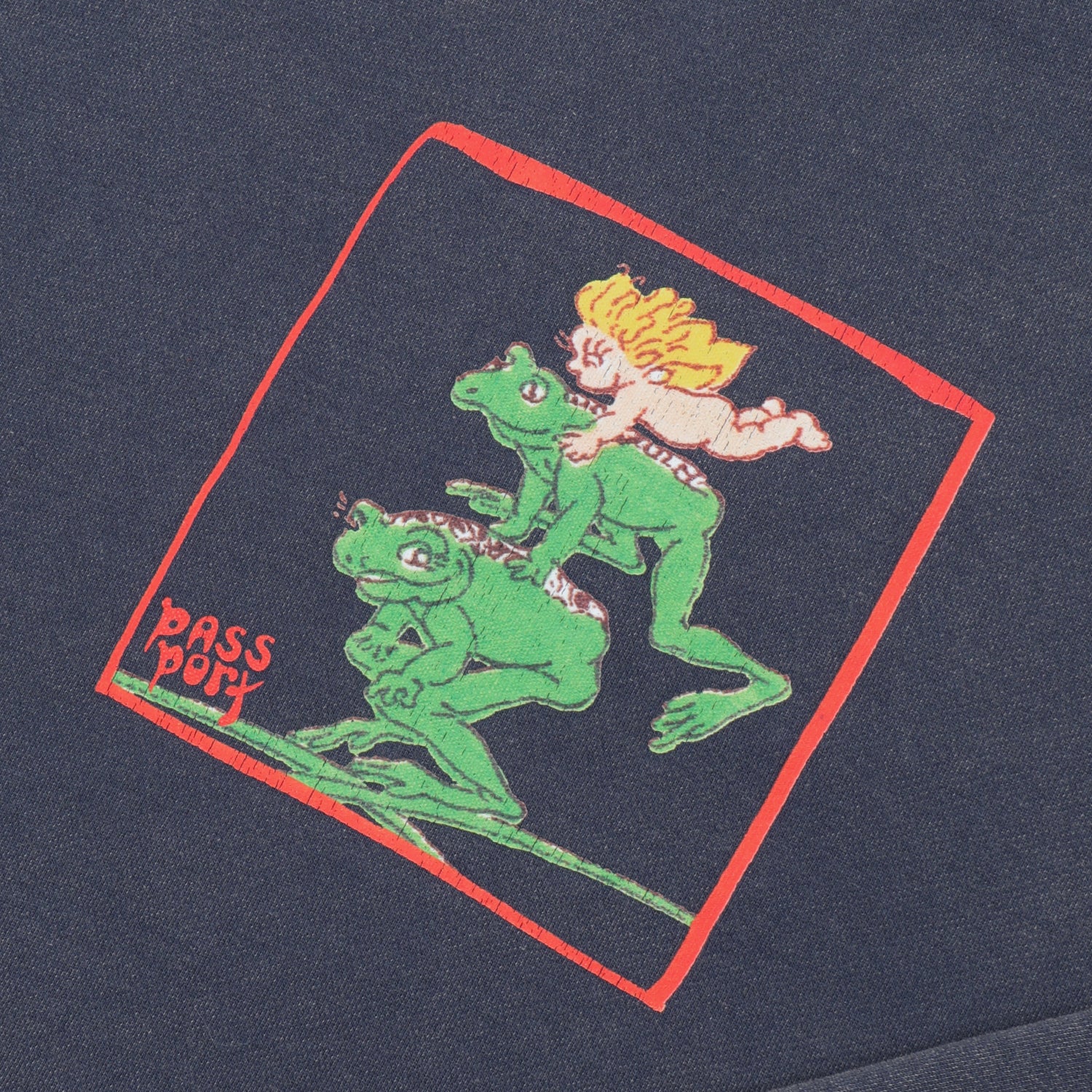 Pass~Port & May Gibbs Leap Frog Sweater - Acid Navy - Image 4