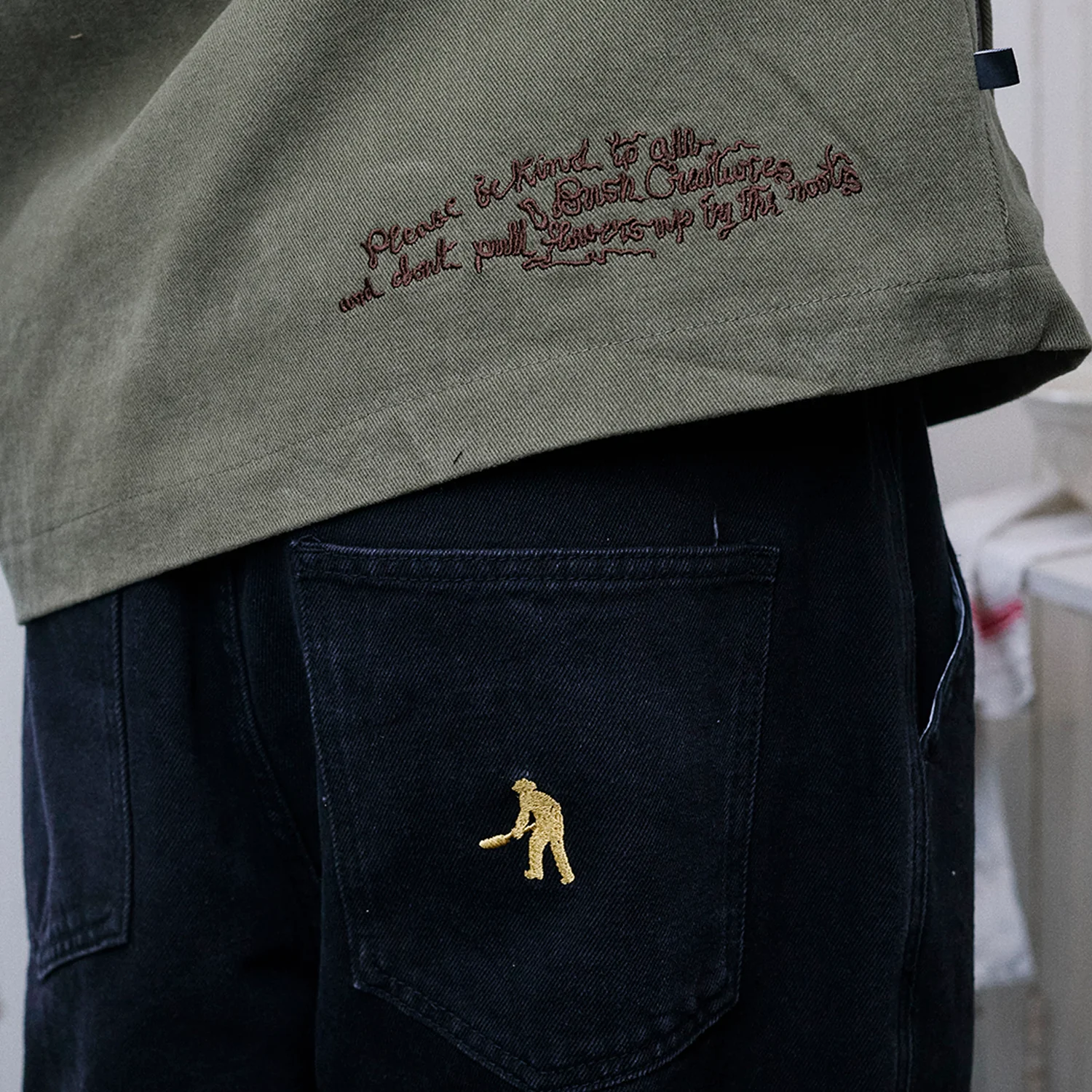 Pass~Port & May Gibbs MG Workers Jacket - Olive - Image 7