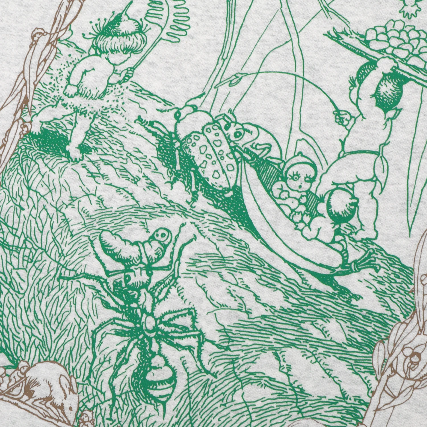 Pass~Port & May Gibbs Scribblegum Tee - Ash - Image 4