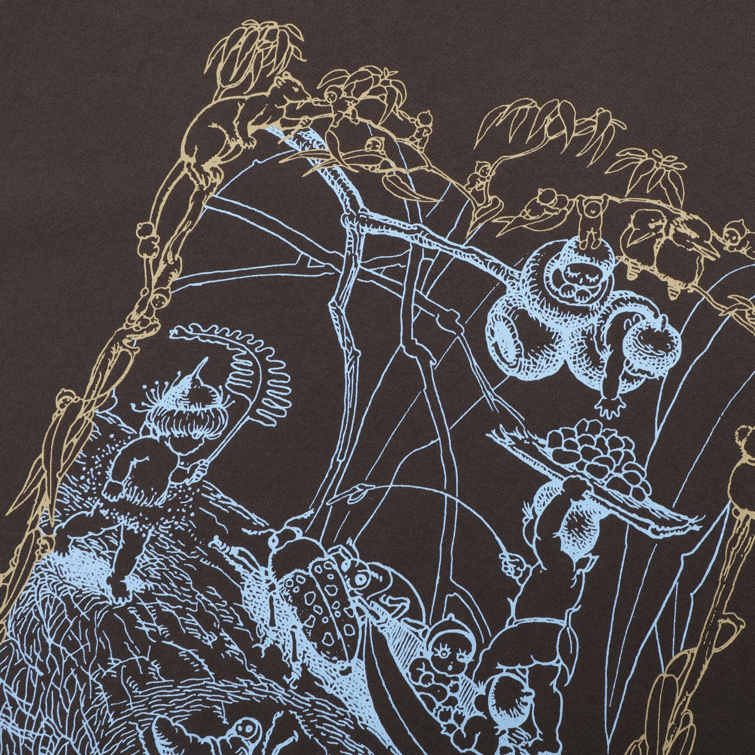 Pass~Port & May Gibbs Scribblegum Tee - Bark - Image 4