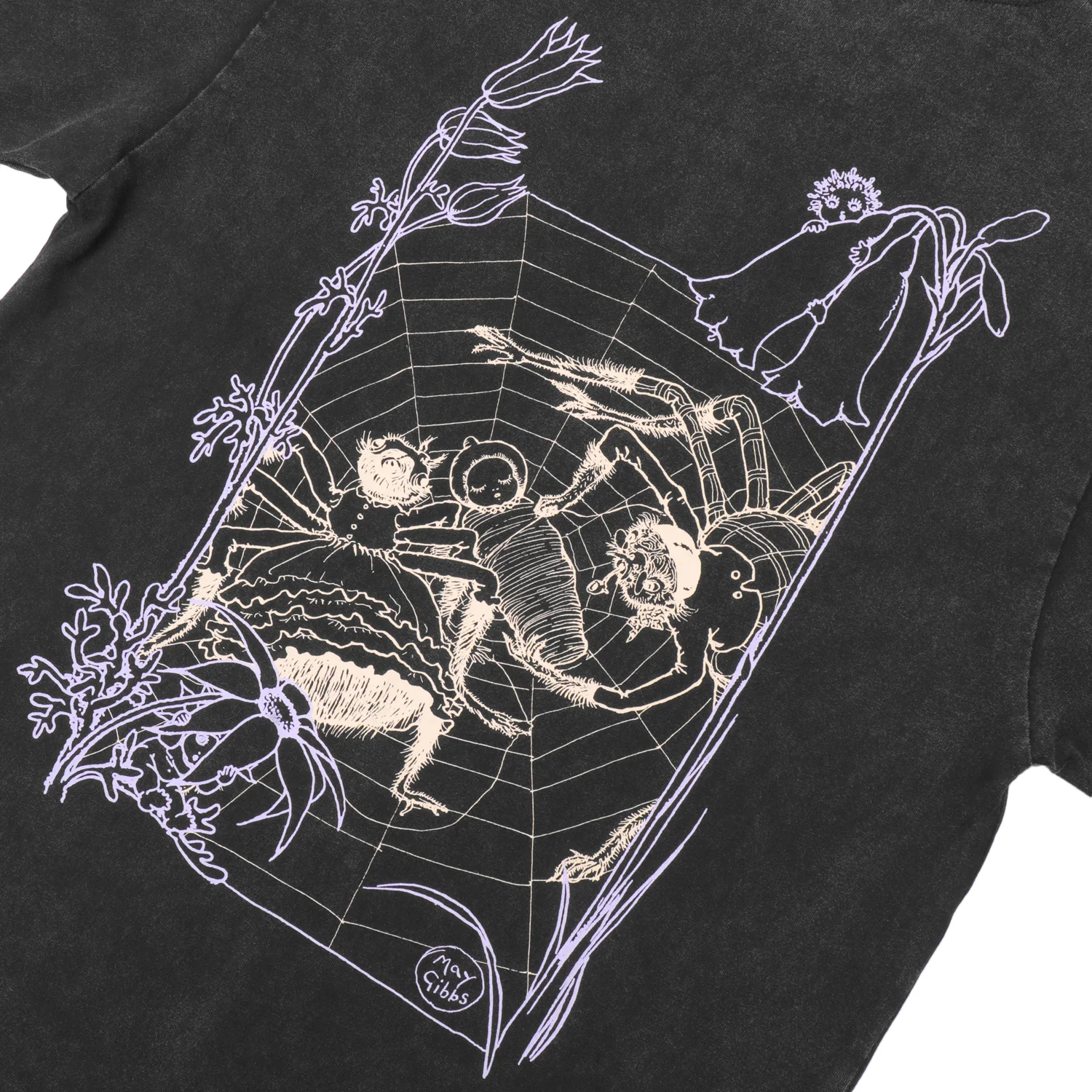 Pass~Port & May Gibbs Webbed Bed Tee - Acid Black - Image 4
