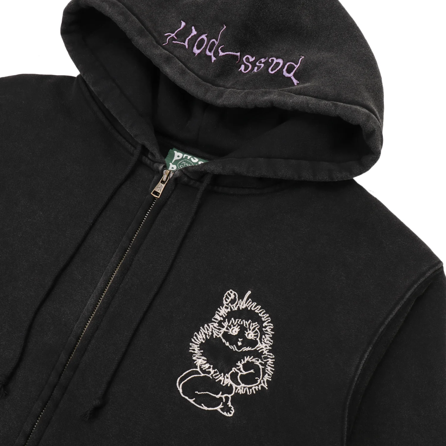 Pass~Port & May Gibbs Webbed Bed Zip Hoodie - Acid Black - Image 4