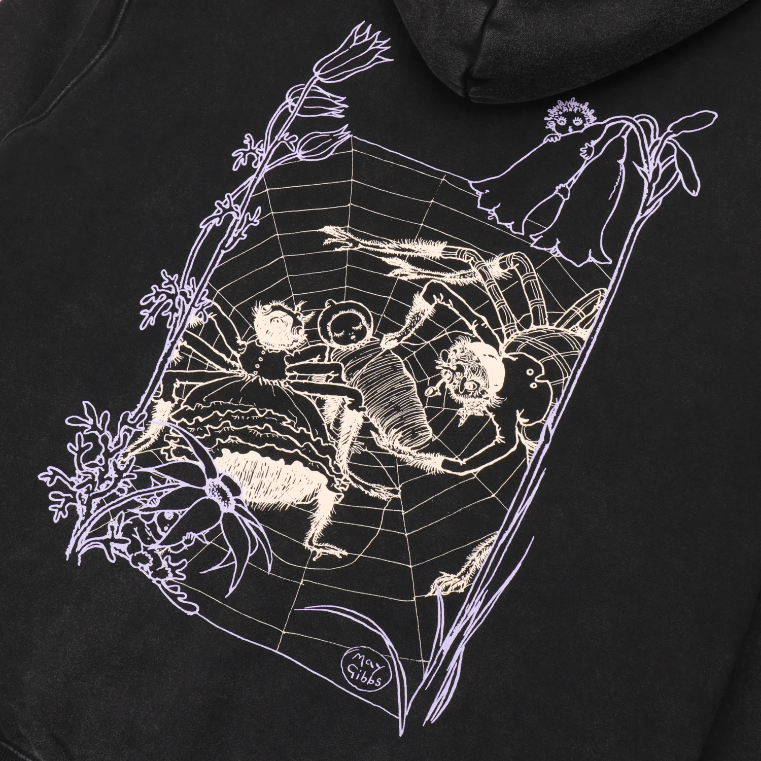 Pass~Port & May Gibbs Webbed Bed Zip Hoodie - Acid Black - Image 6
