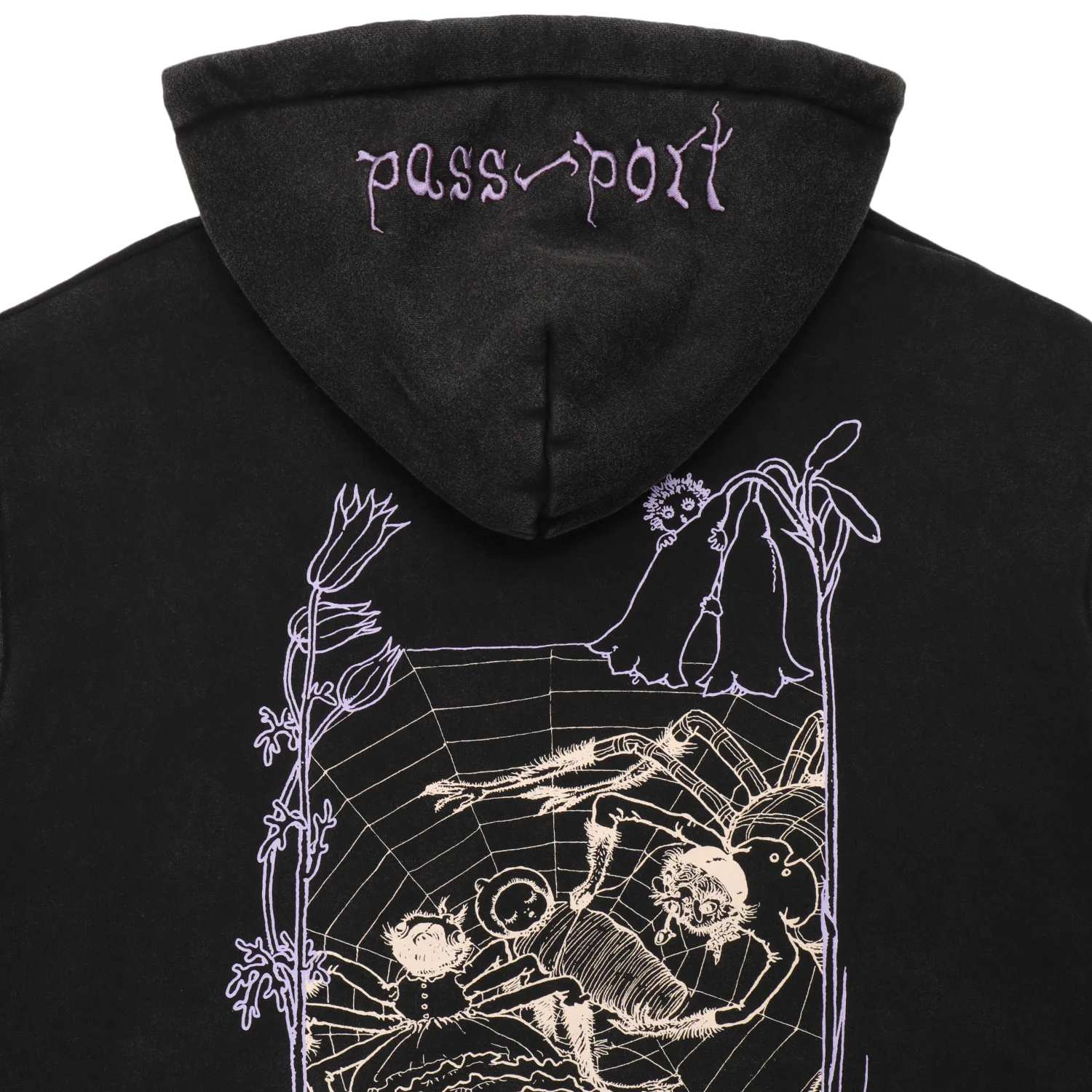 Pass~Port & May Gibbs Webbed Bed Zip Hoodie - Acid Black - Image 7