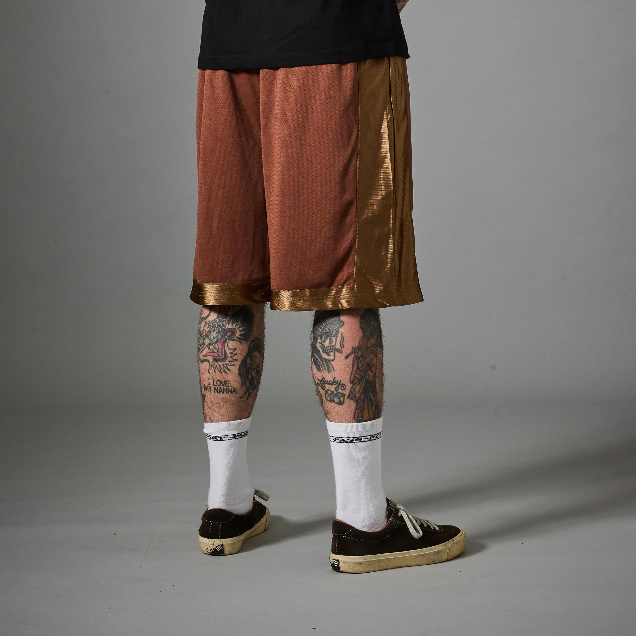 Pass~Port Mesh Casual Short - Bark - Image 10