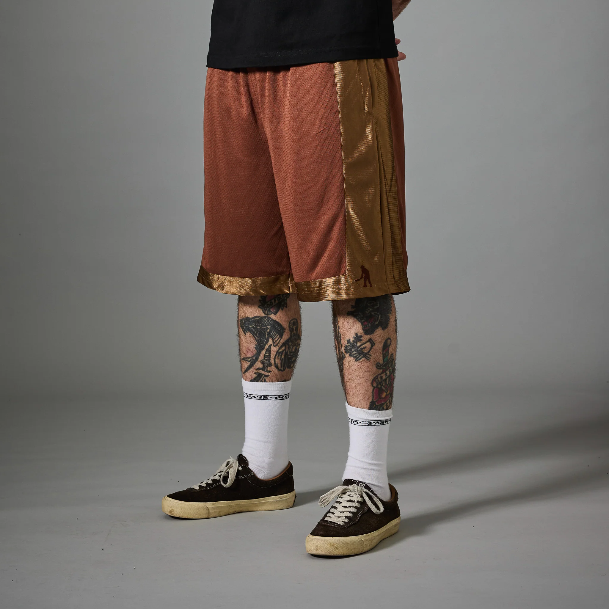 Pass~Port Mesh Casual Short - Bark - Image 8