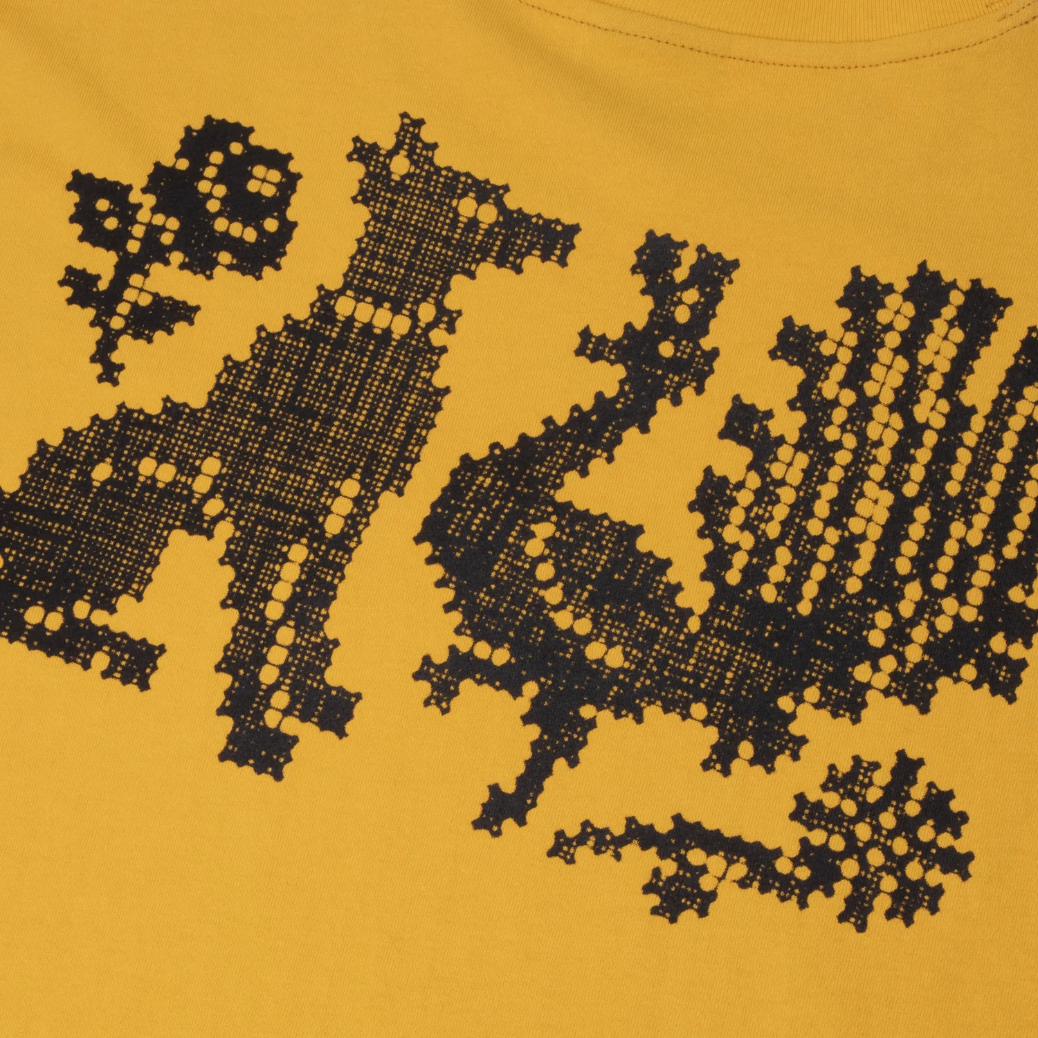 Pass~Port Needlework Tee - Gold - Image 4
