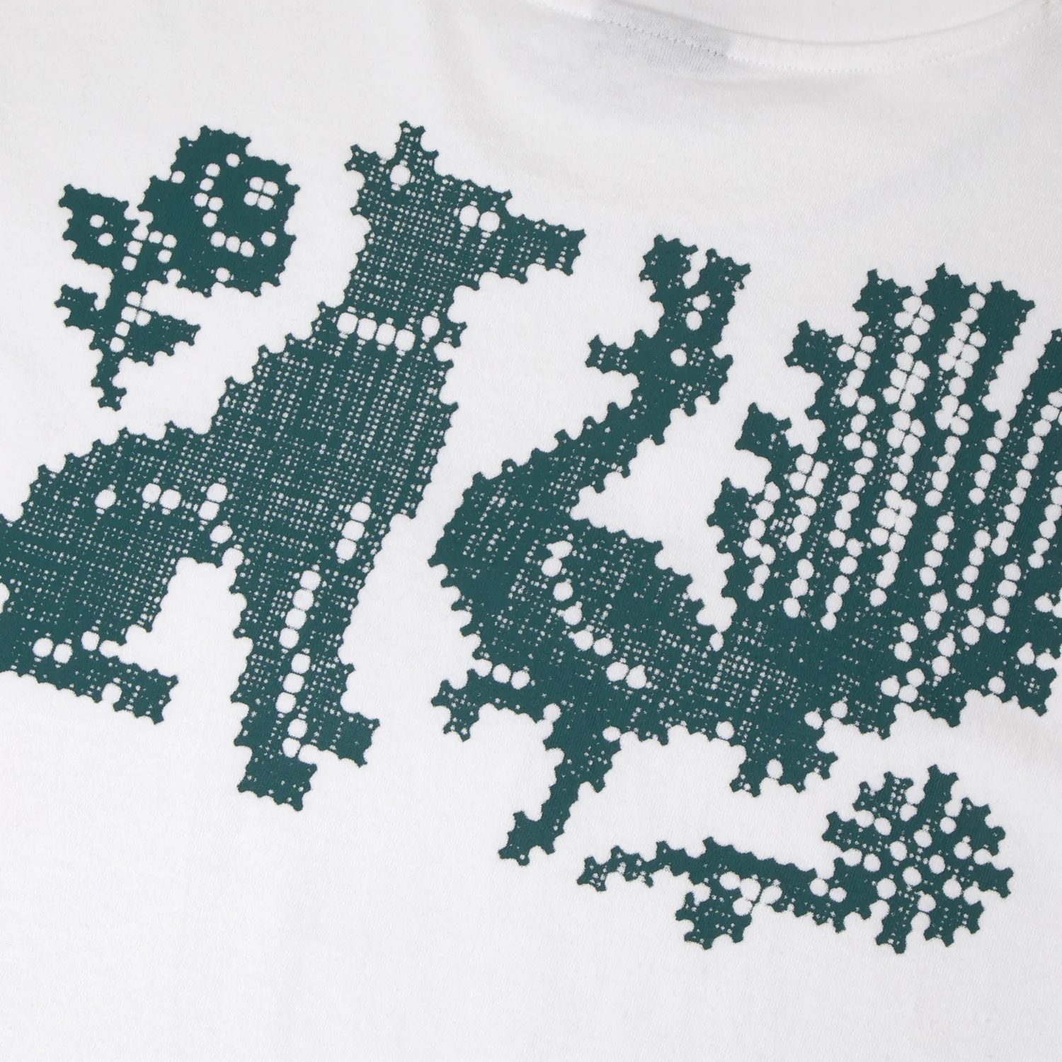 Pass~Port Needlework Tee - White - Image 4