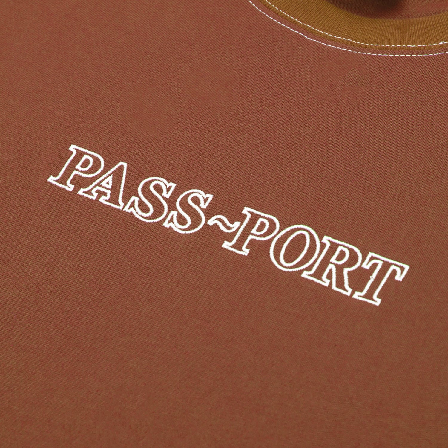 Pass~Port Official Organic Cotton Tee - Deep Rust - Image 2