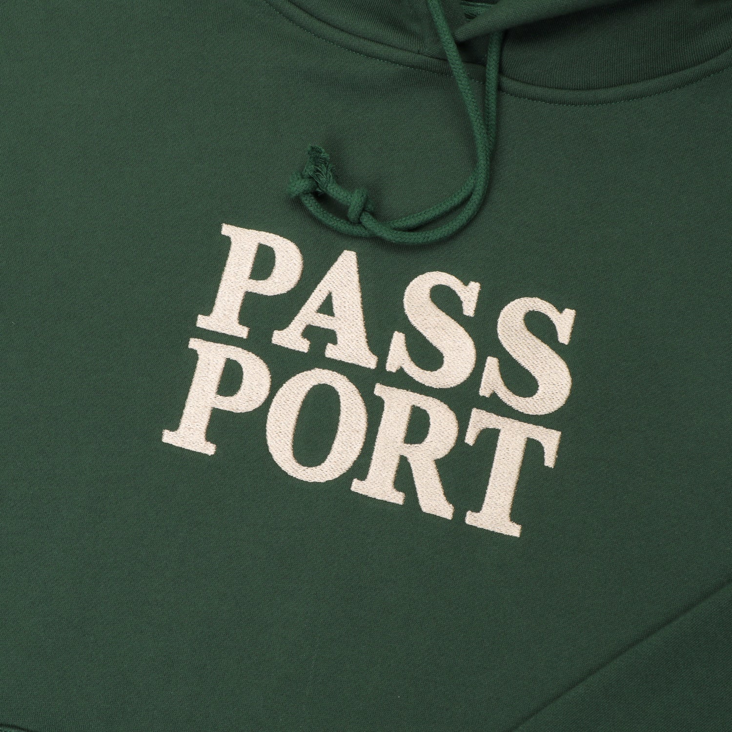 Pass~Port Official Stacked Hoodie - Forest Green - Image 2