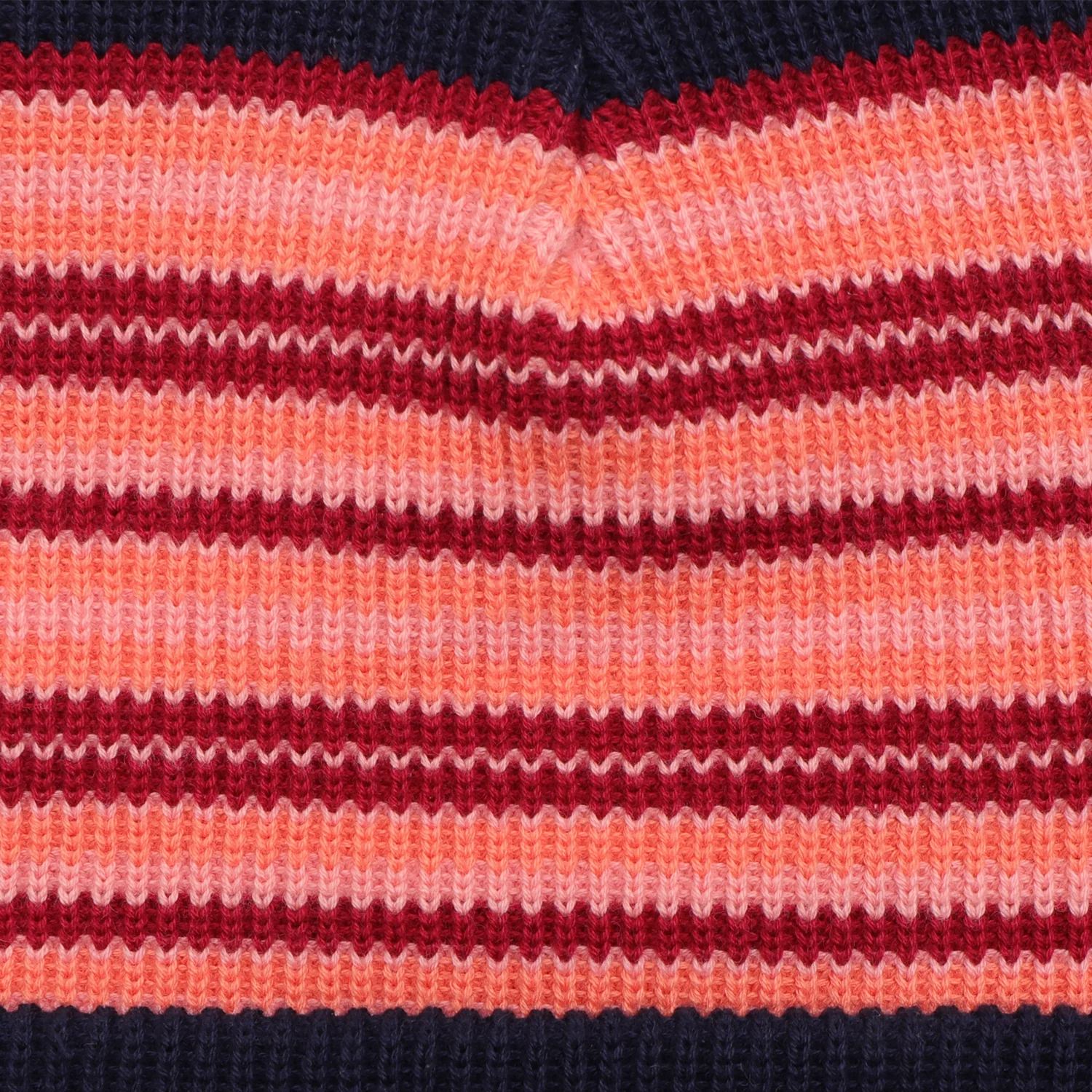 Pass~Port Organic Cotton Stripe Beanie - Navy - Image 2