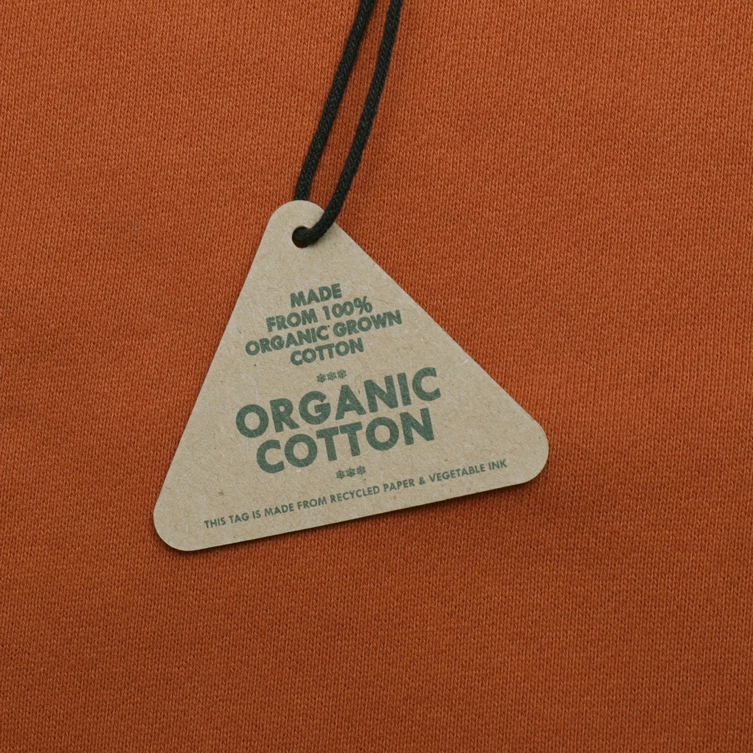 Pass~Port Organic Embroidery Sweater - Burnt Orange - Image 3
