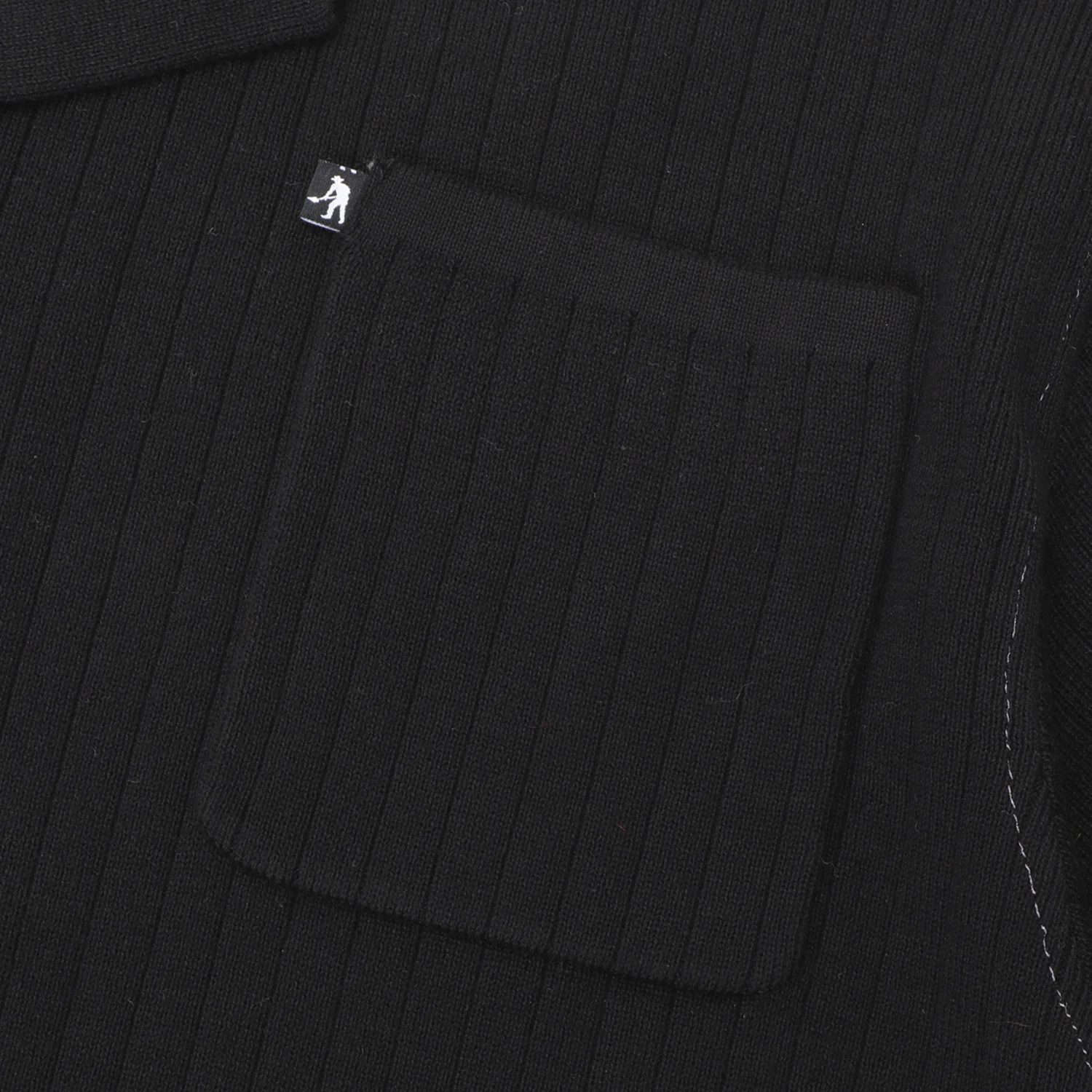 Pass~Port Organic Knit Leagues Shirt - Black - Image 3