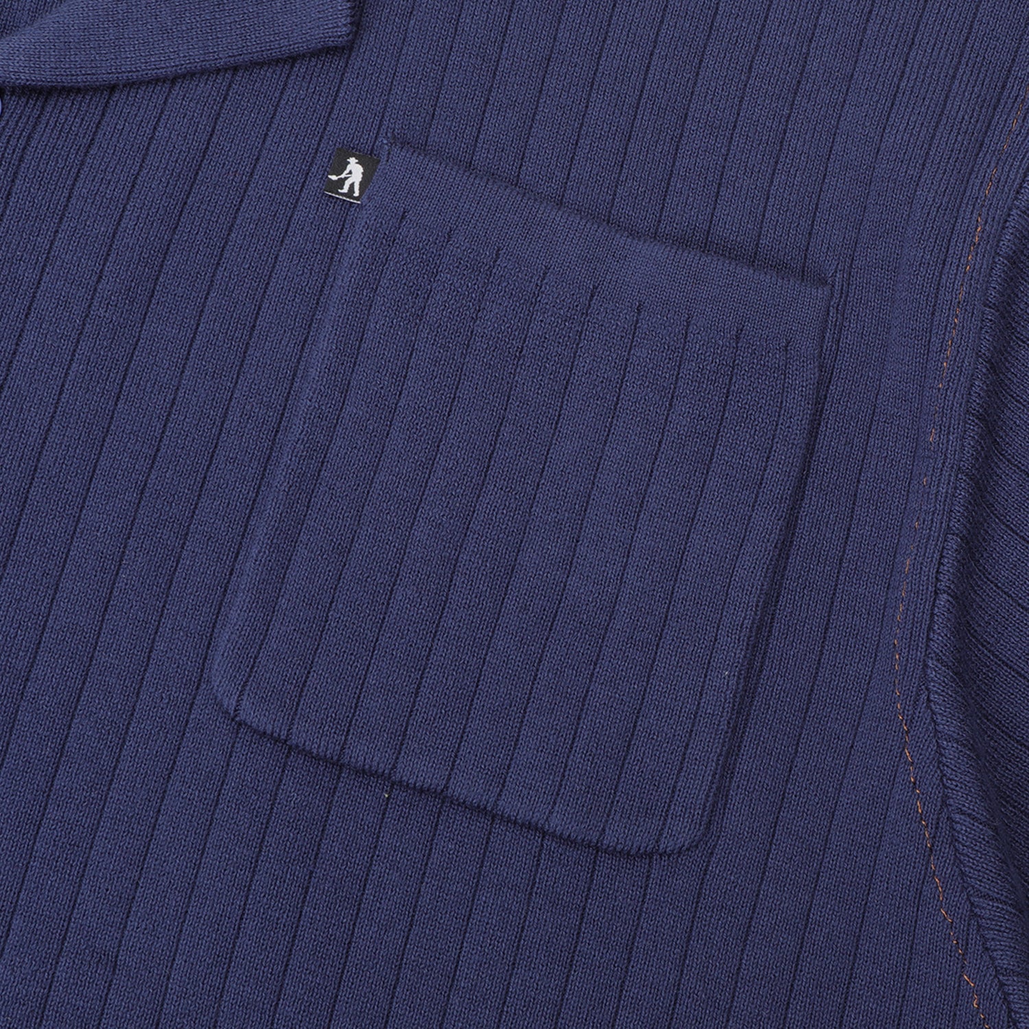 Pass~Port Organic Knit Leagues Shirt - Navy - Image 3