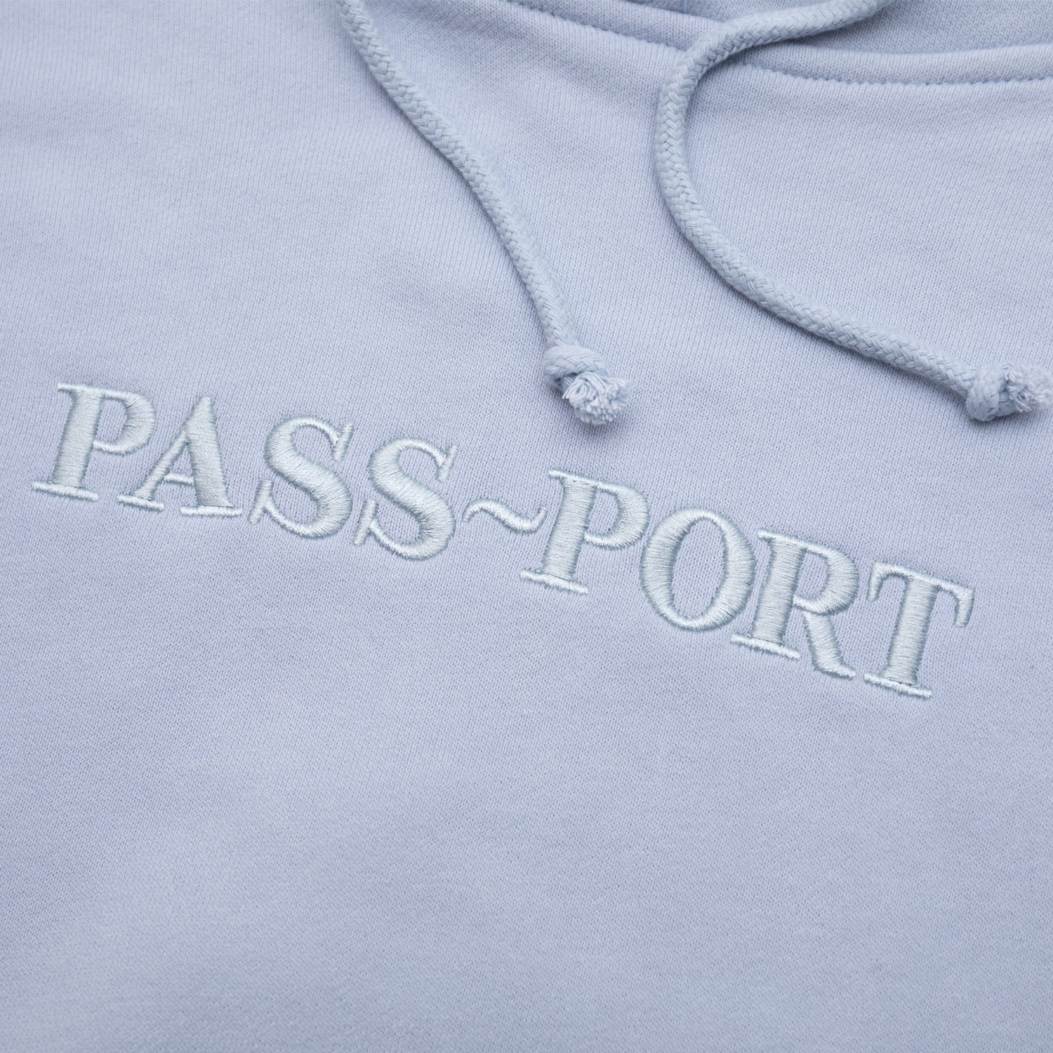 Pass~Port Organic Tonal Hoodie - Baby Blue - Image 2