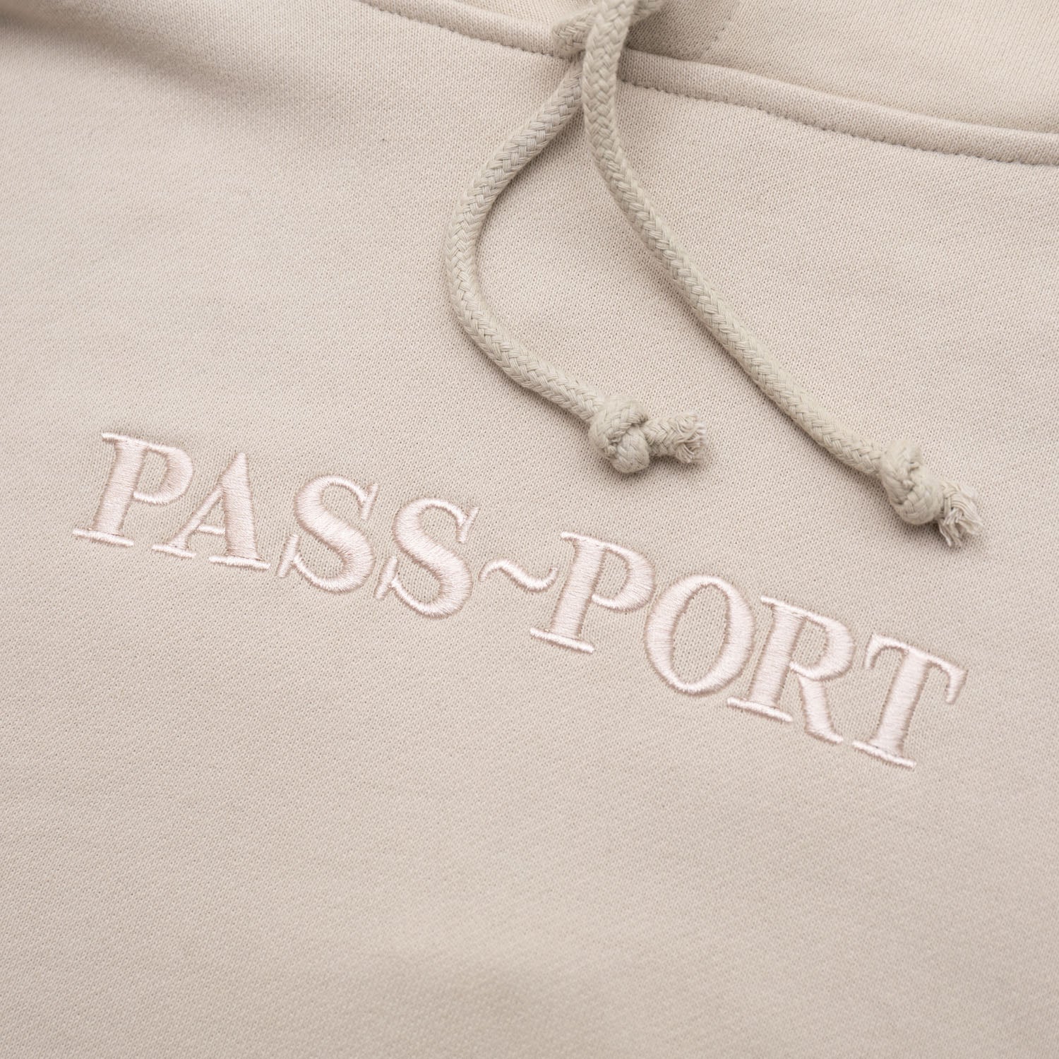 Pass~Port Organic Tonal Hoodie - Natural - Image 2