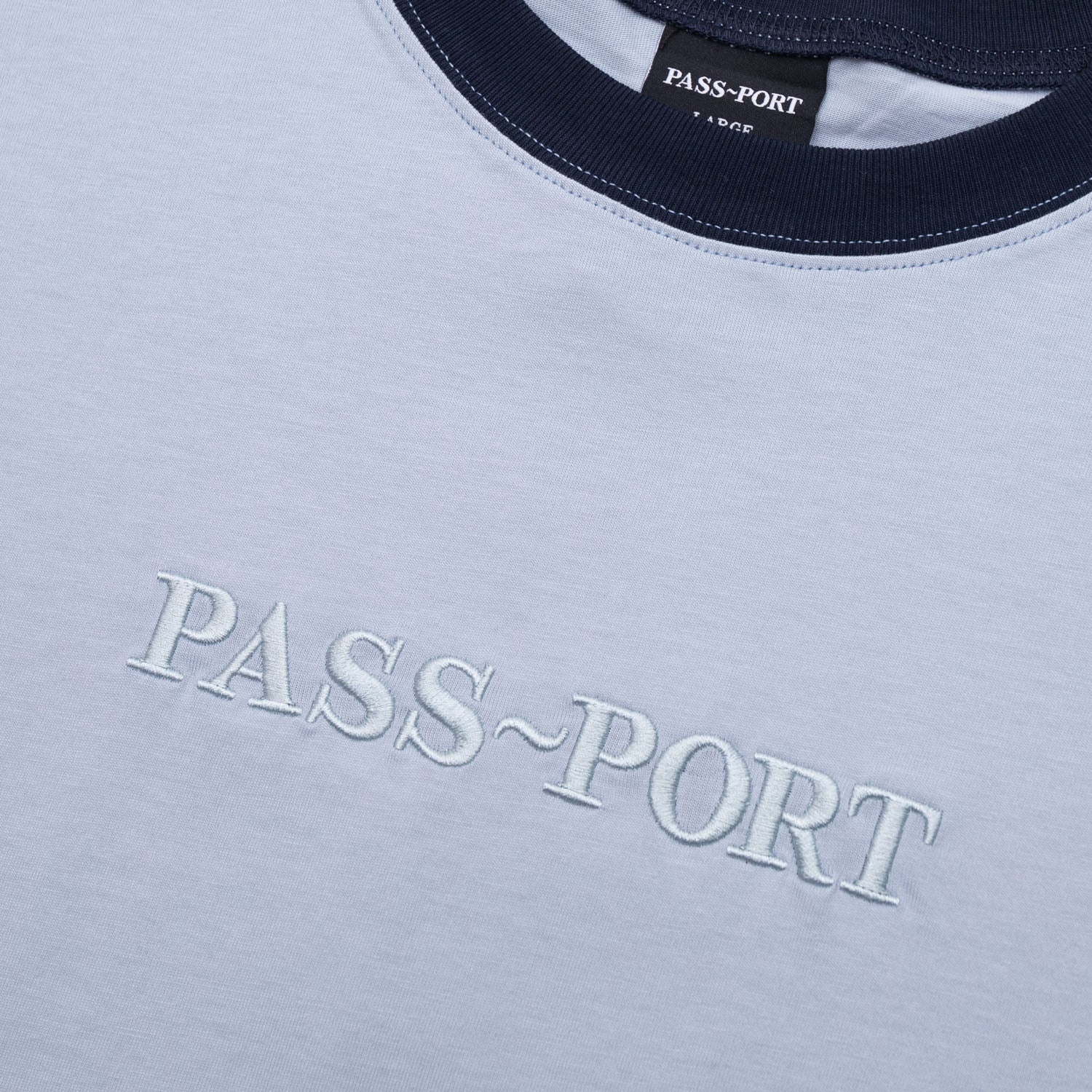 Pass~Port Organic Tonal Sweater - Baby Blue - Image 2