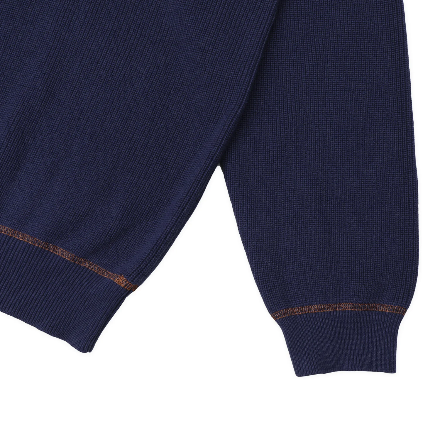 Pass~Port Overlocked Organic Knit Sweater - Navy - Image 4